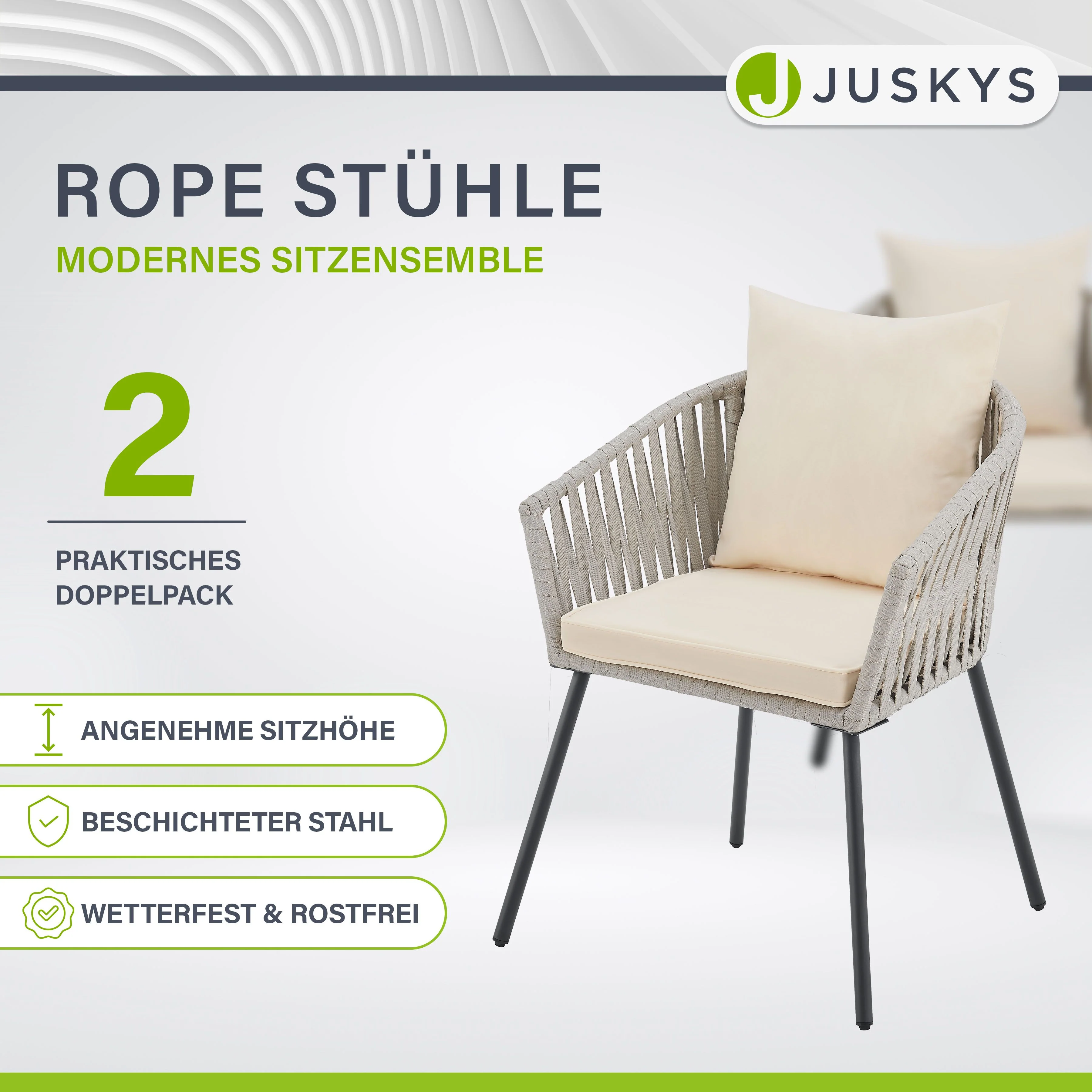 2er-Set Rope Stühle - Image 10