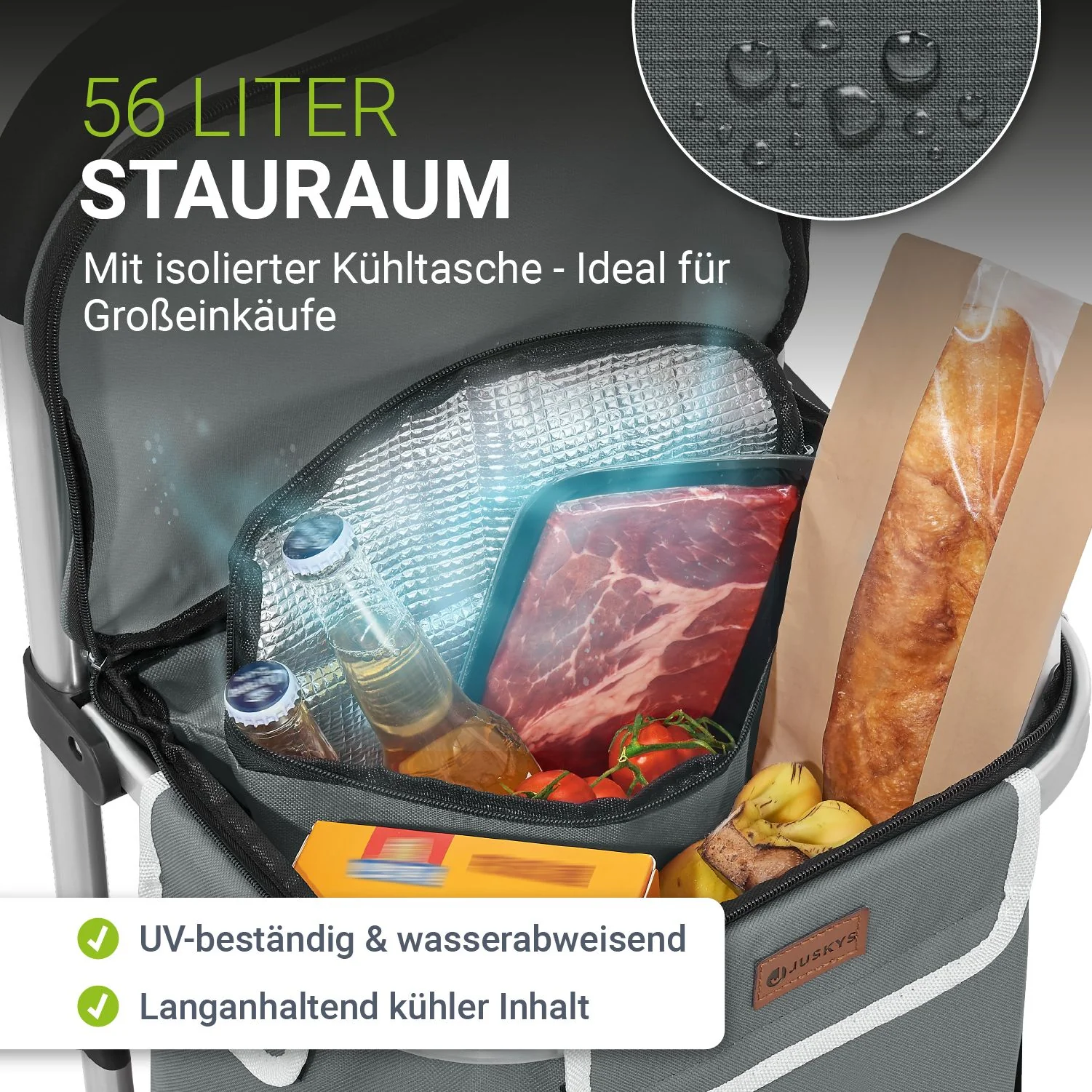 3in1 Einkaufstrolley - 56 L Kapazität - Image 10