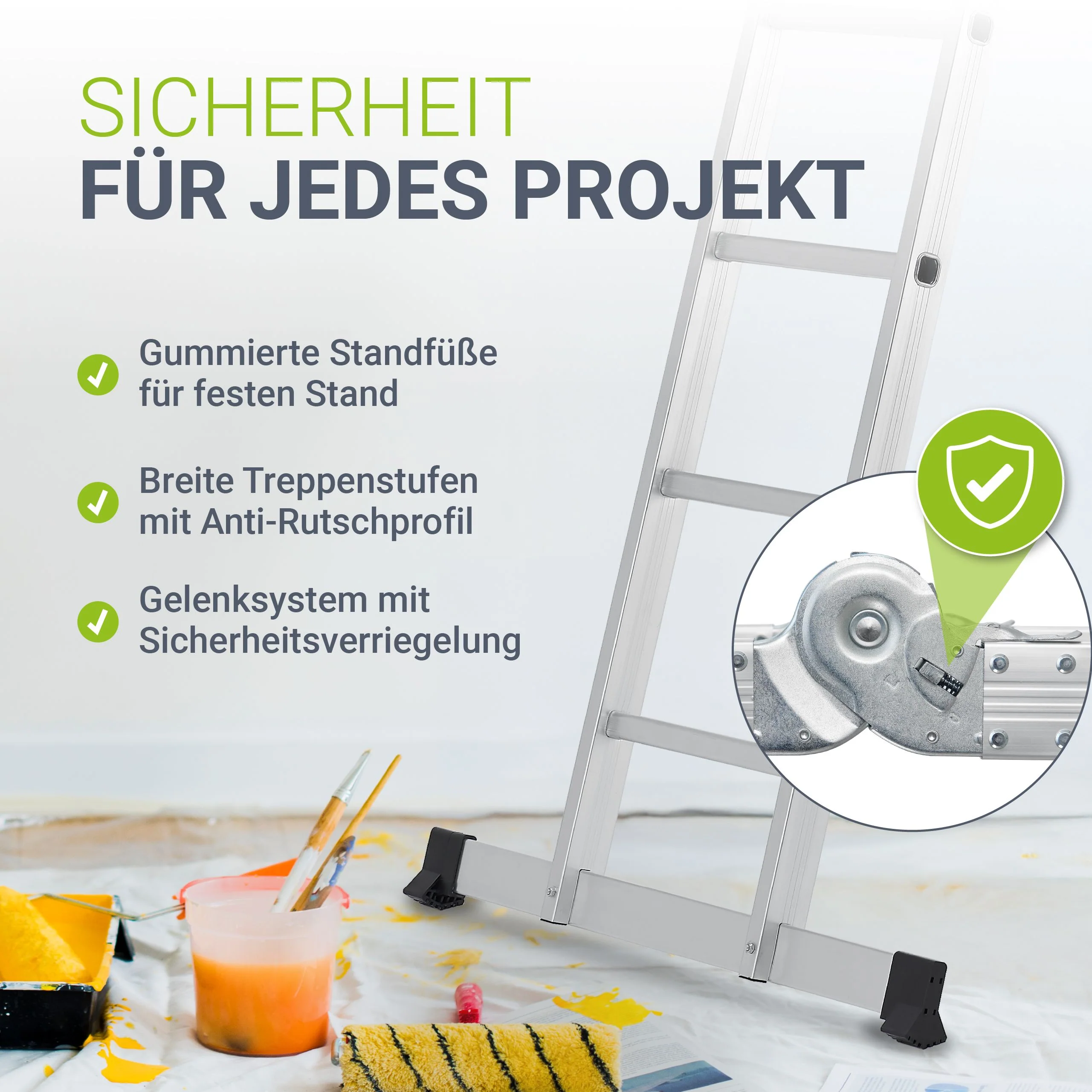 Aluminium Multifunktionsleiter - Image 10