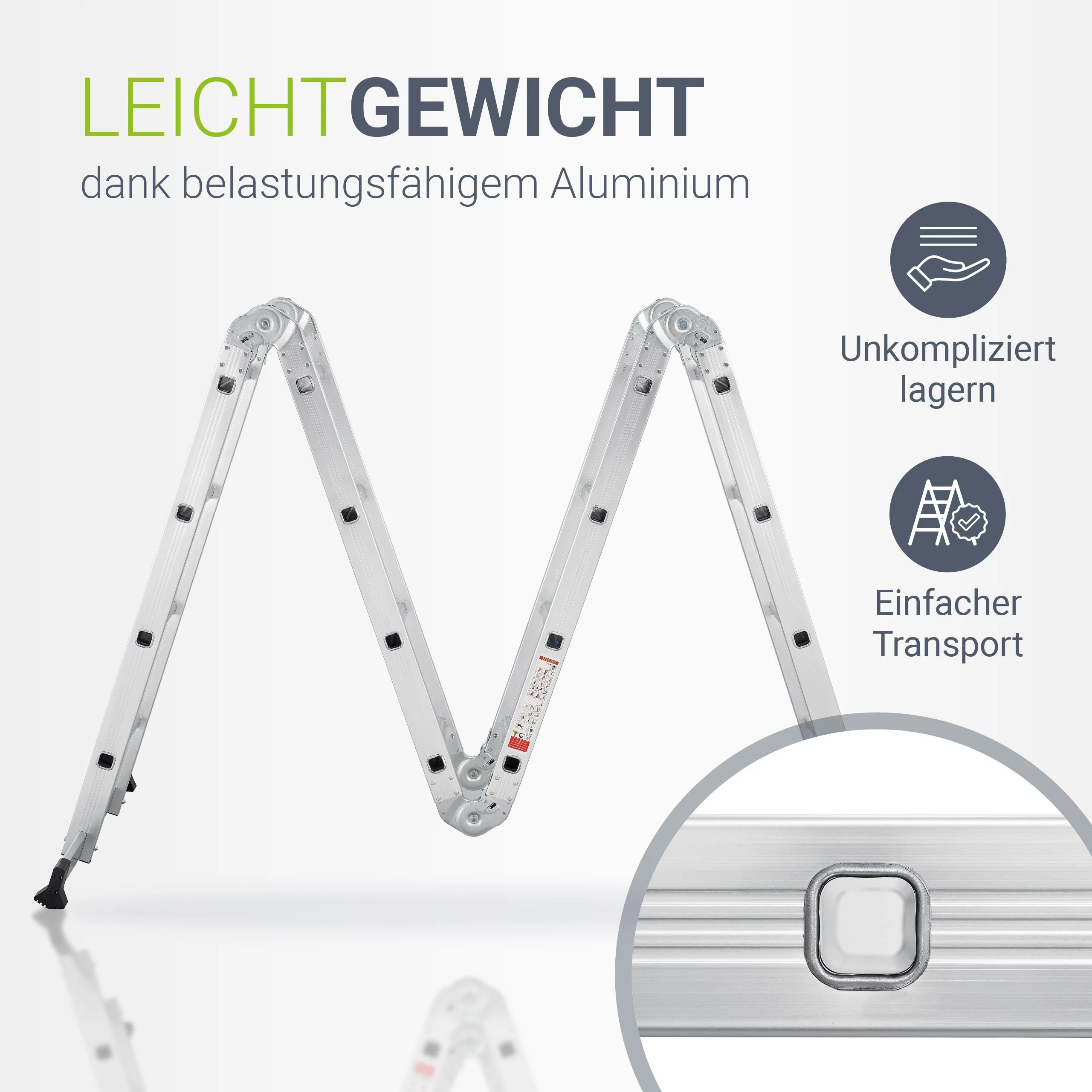 Aluminium Multifunktionsleiter - Image 11