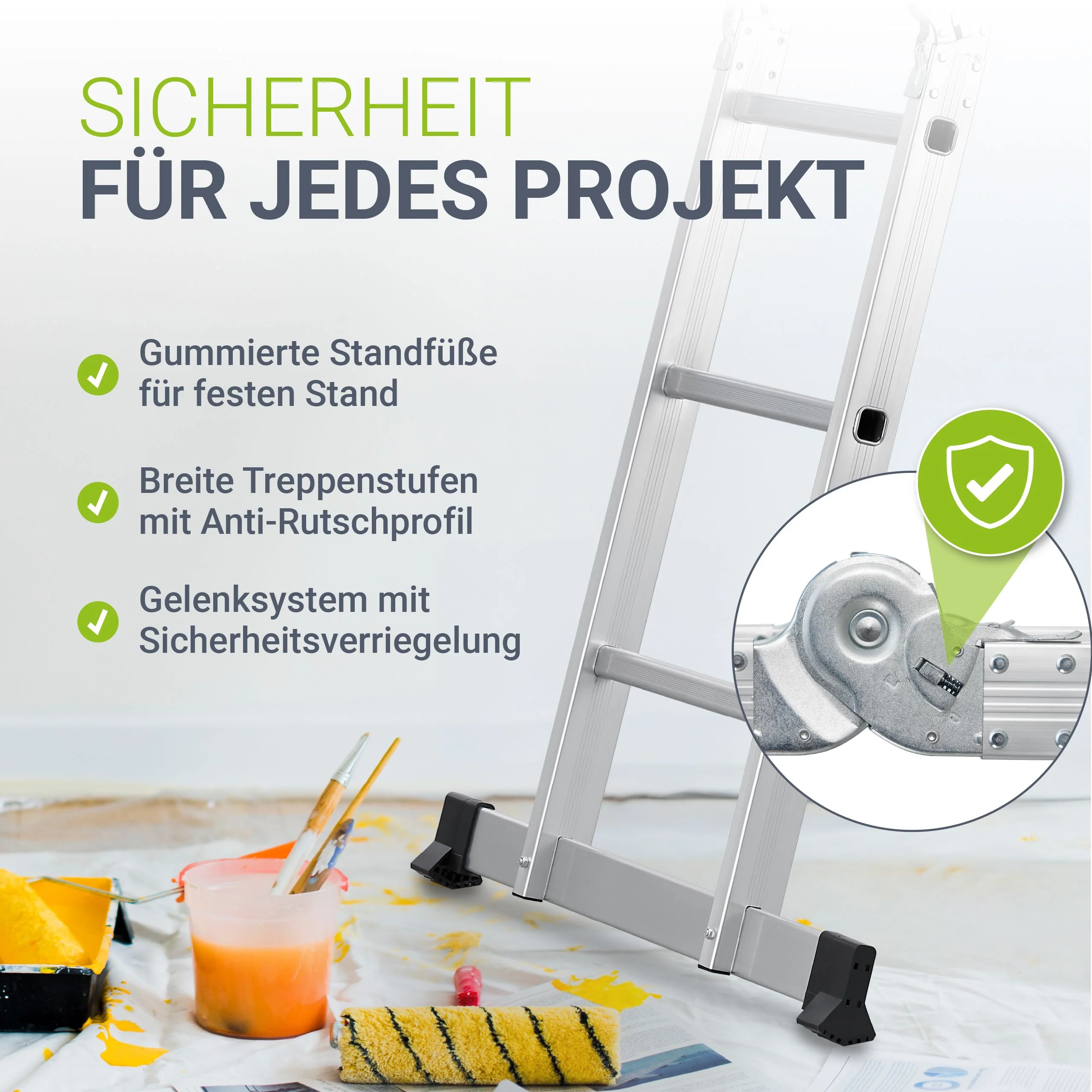 Aluminium Multifunktionsleiter - Image 3