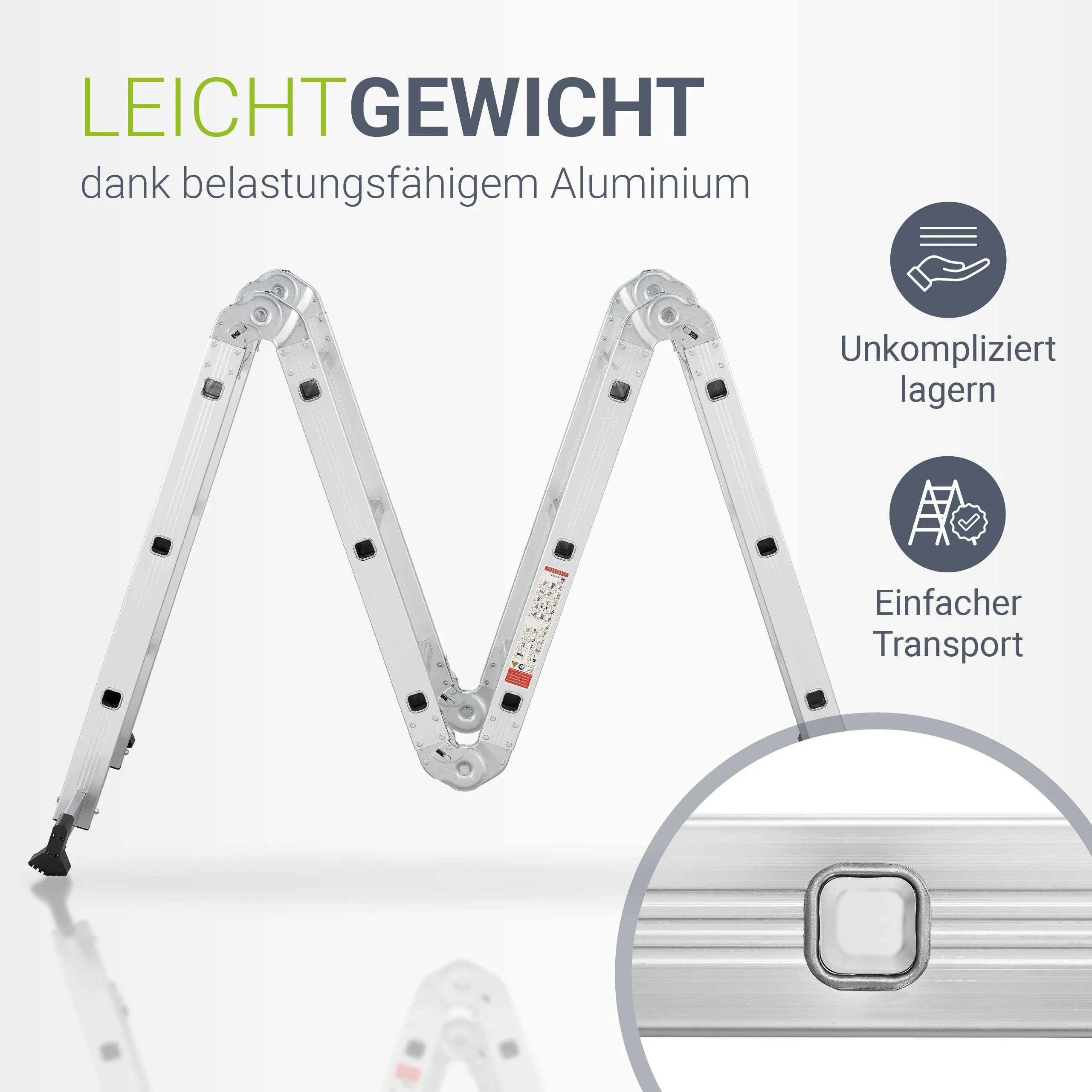 Aluminium Multifunktionsleiter - Image 4