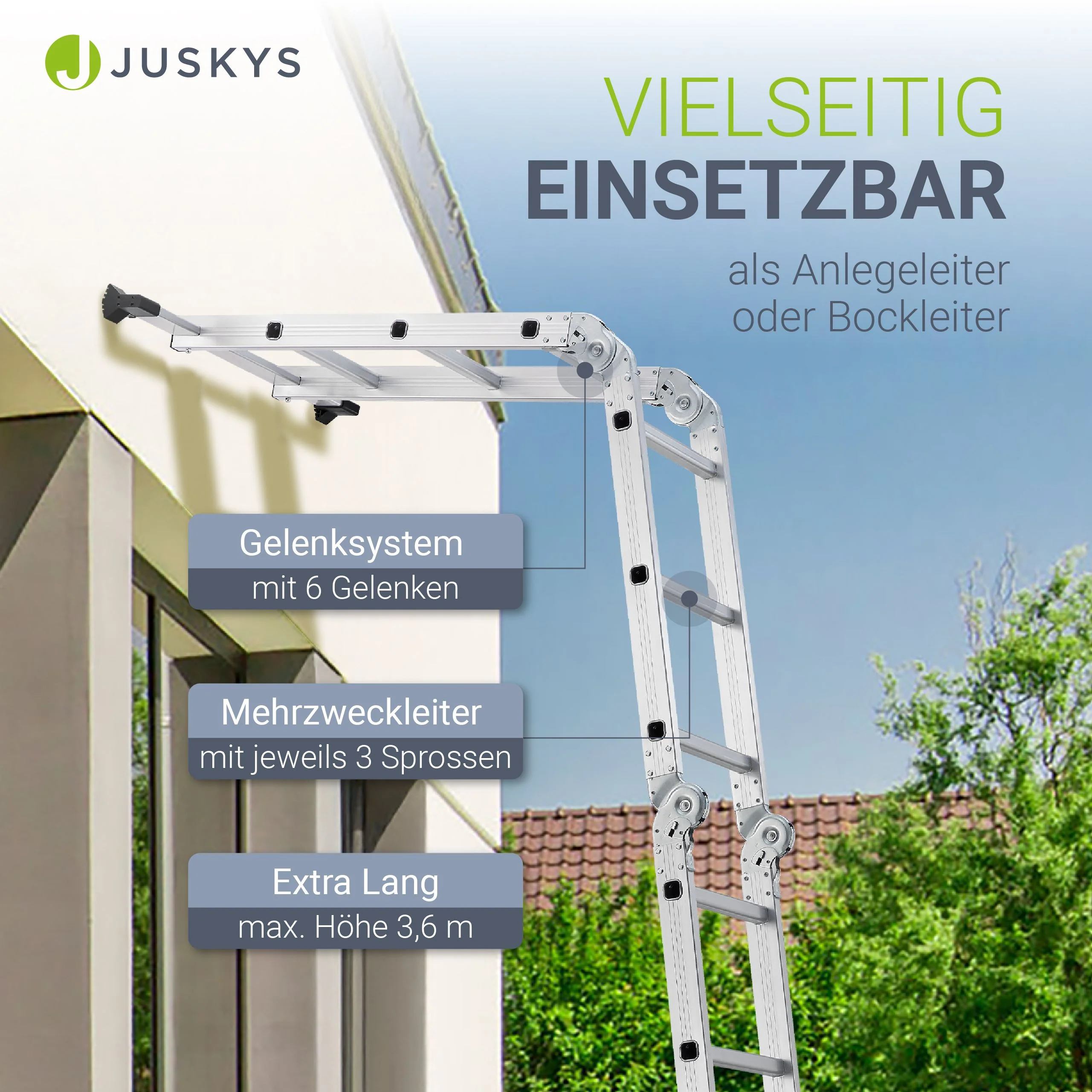 Aluminium Multifunktionsleiter - Image 6