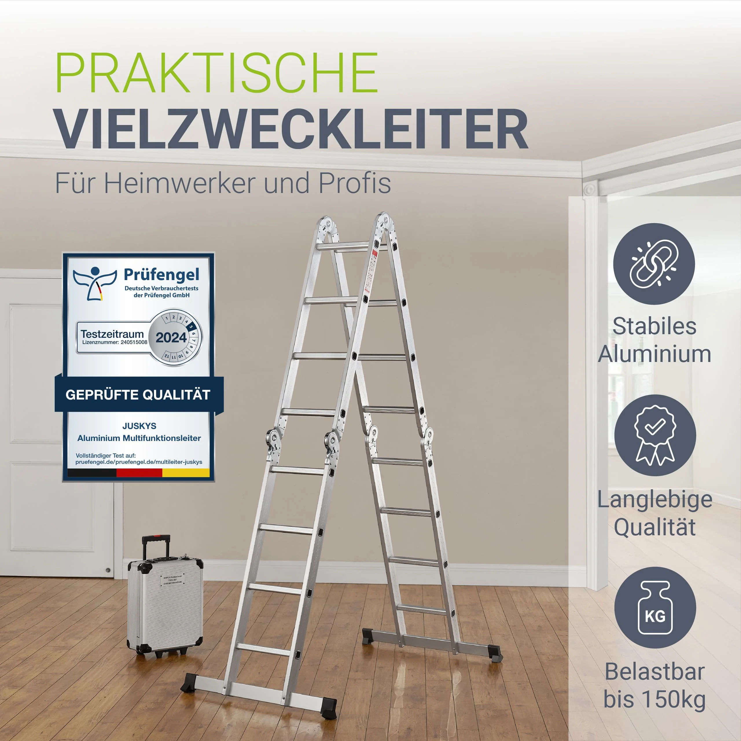 Aluminium Multifunktionsleiter - Image 9