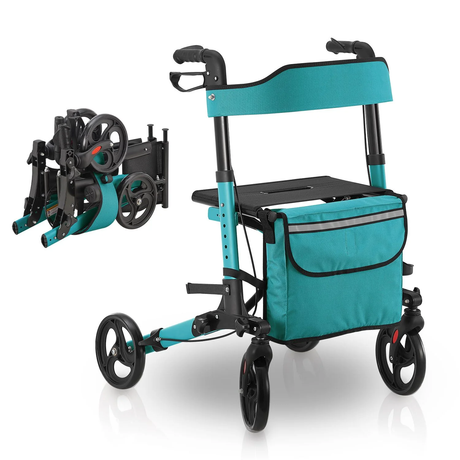 Aluminium Rollator Vital mit Sitz - Image 25