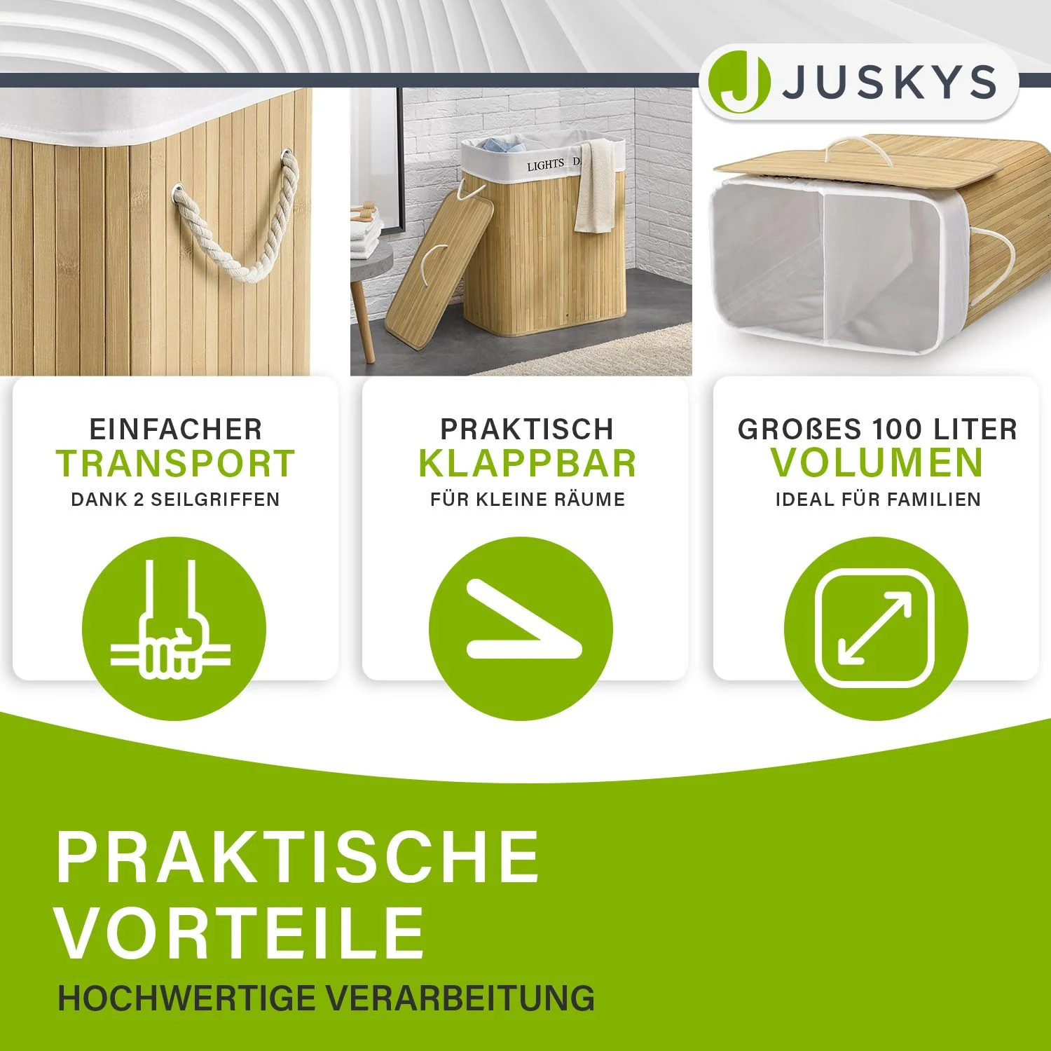 Bambus Wäschekorb Curly - Image 22