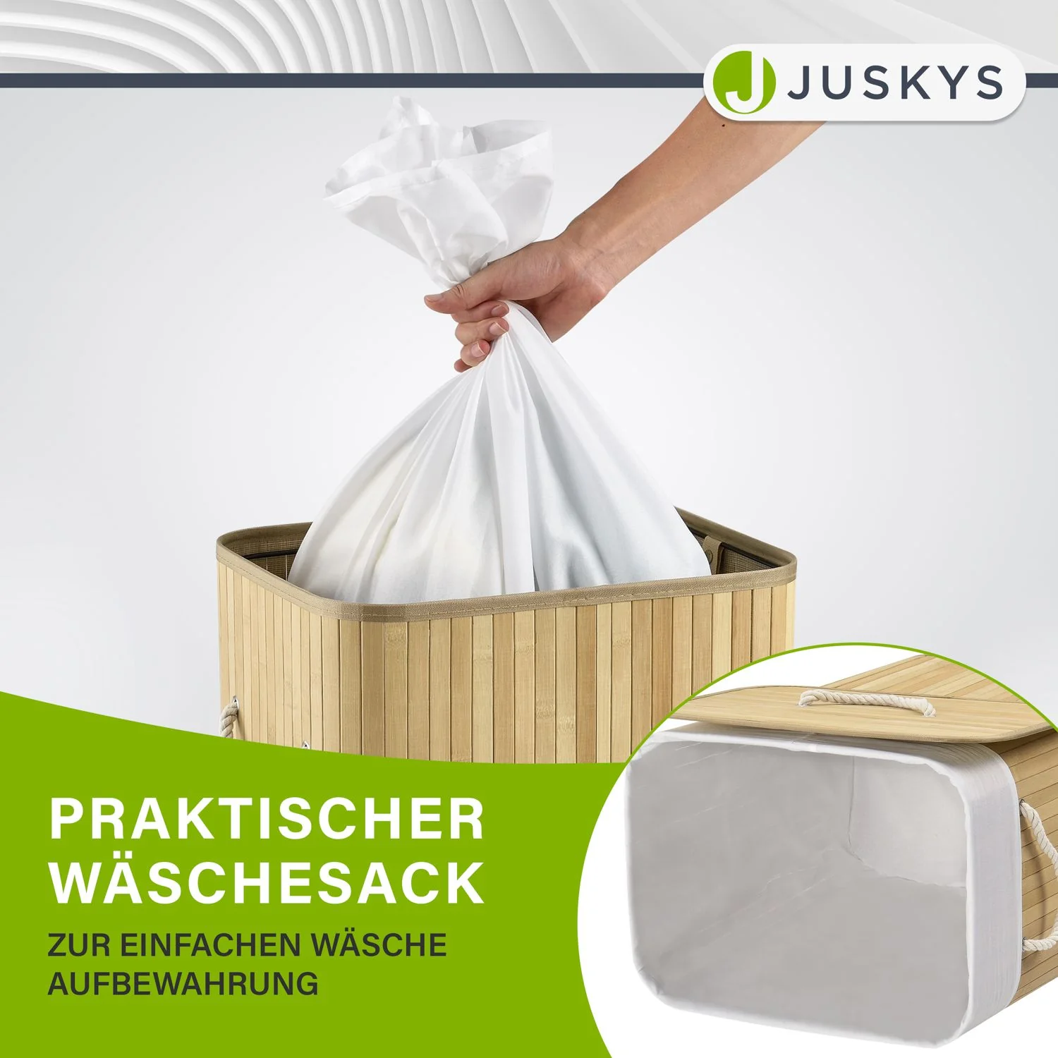 Bambus Wäschekorb Curly - Image 4