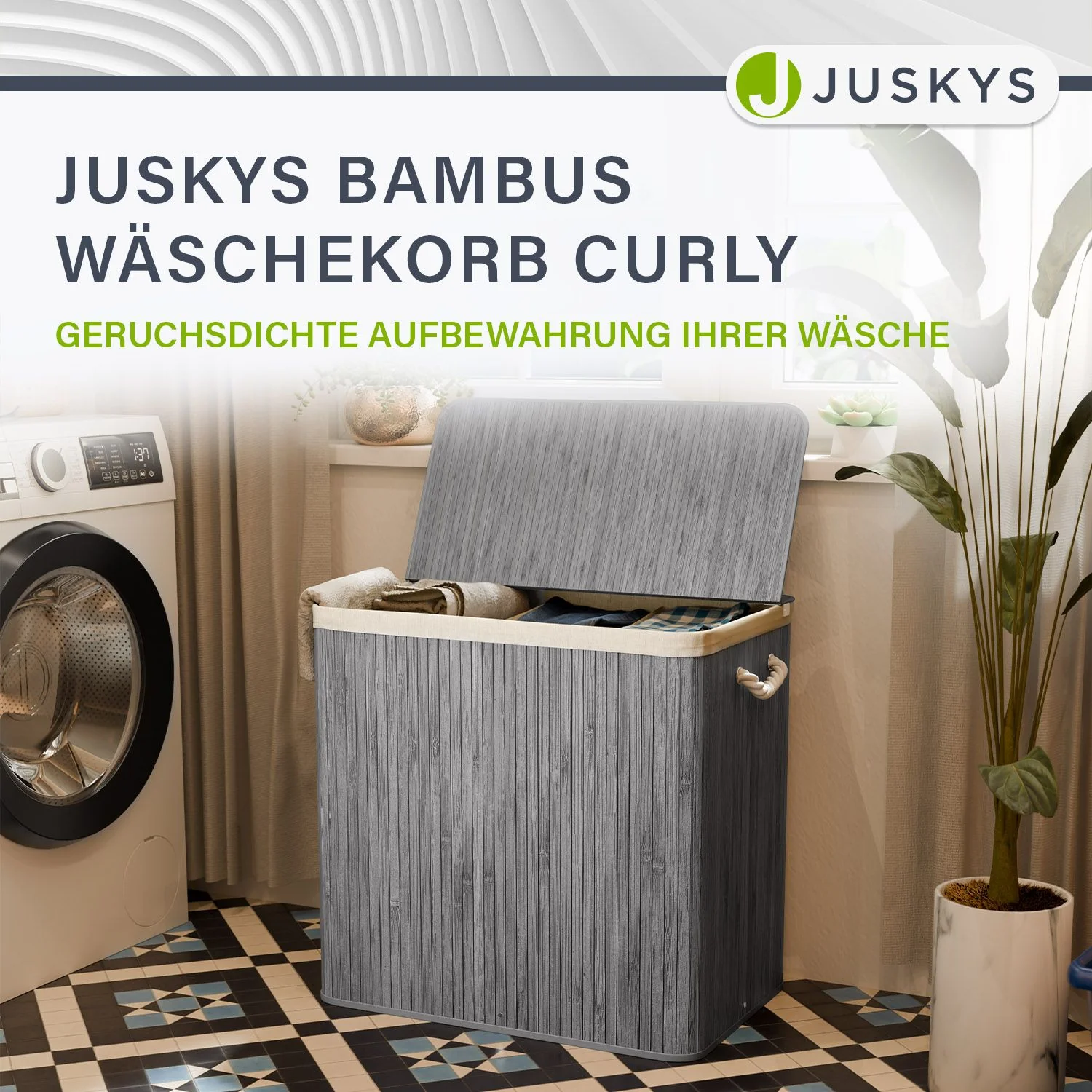 Bambus Wäschekorb Curly - Image 64