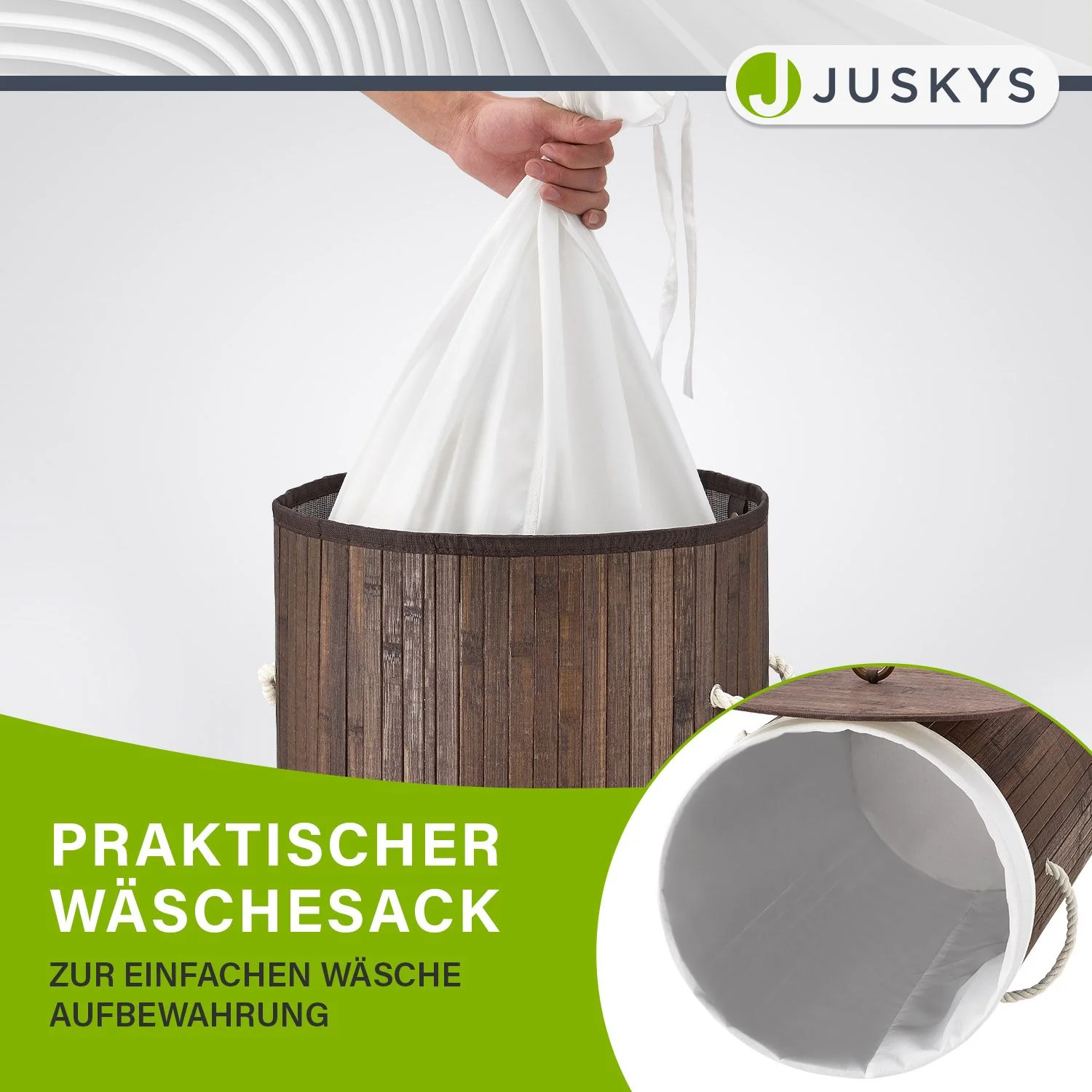 Bambus Wäschekorb Curly-Round - Image 12