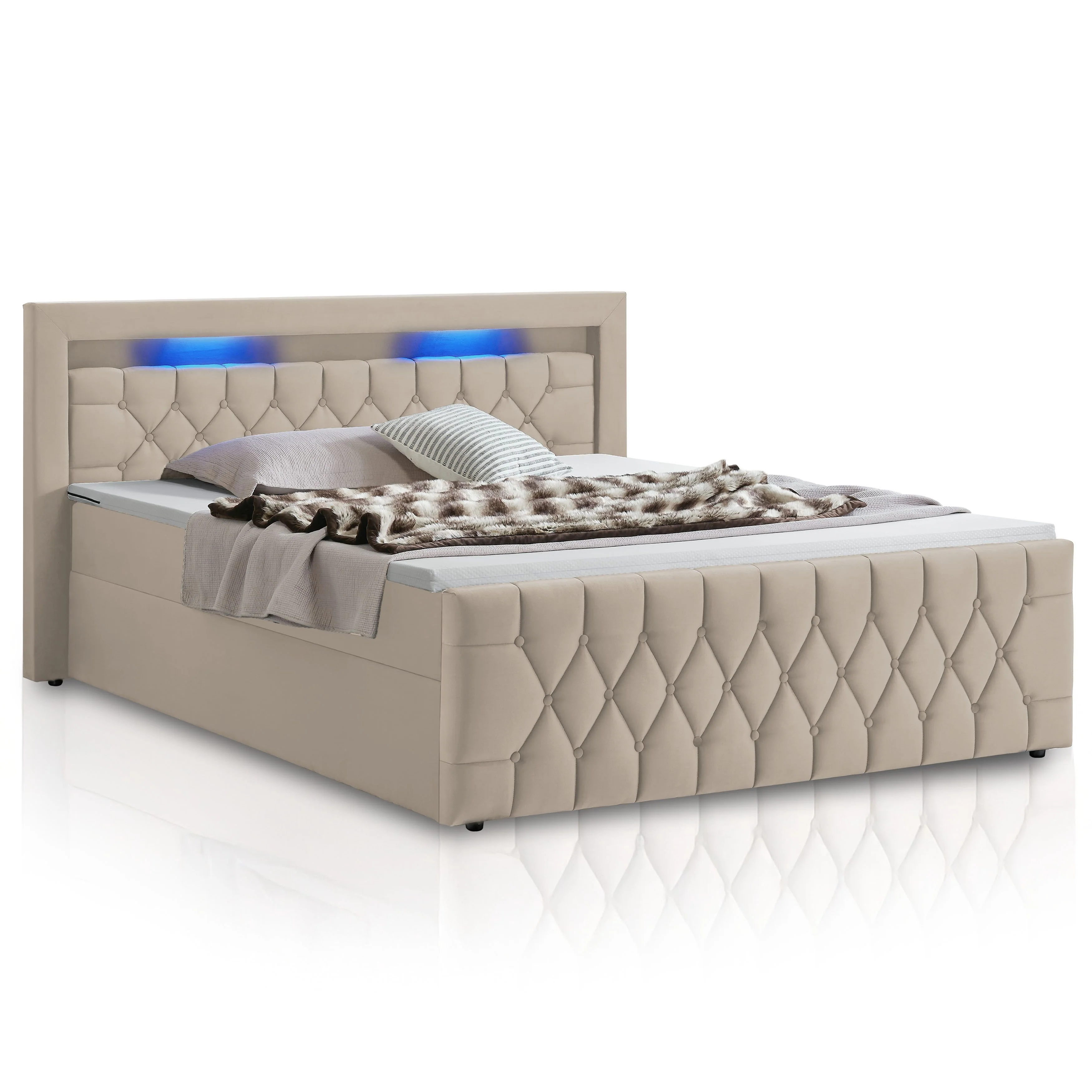Boxspringbett Leona - Samt - Image 89