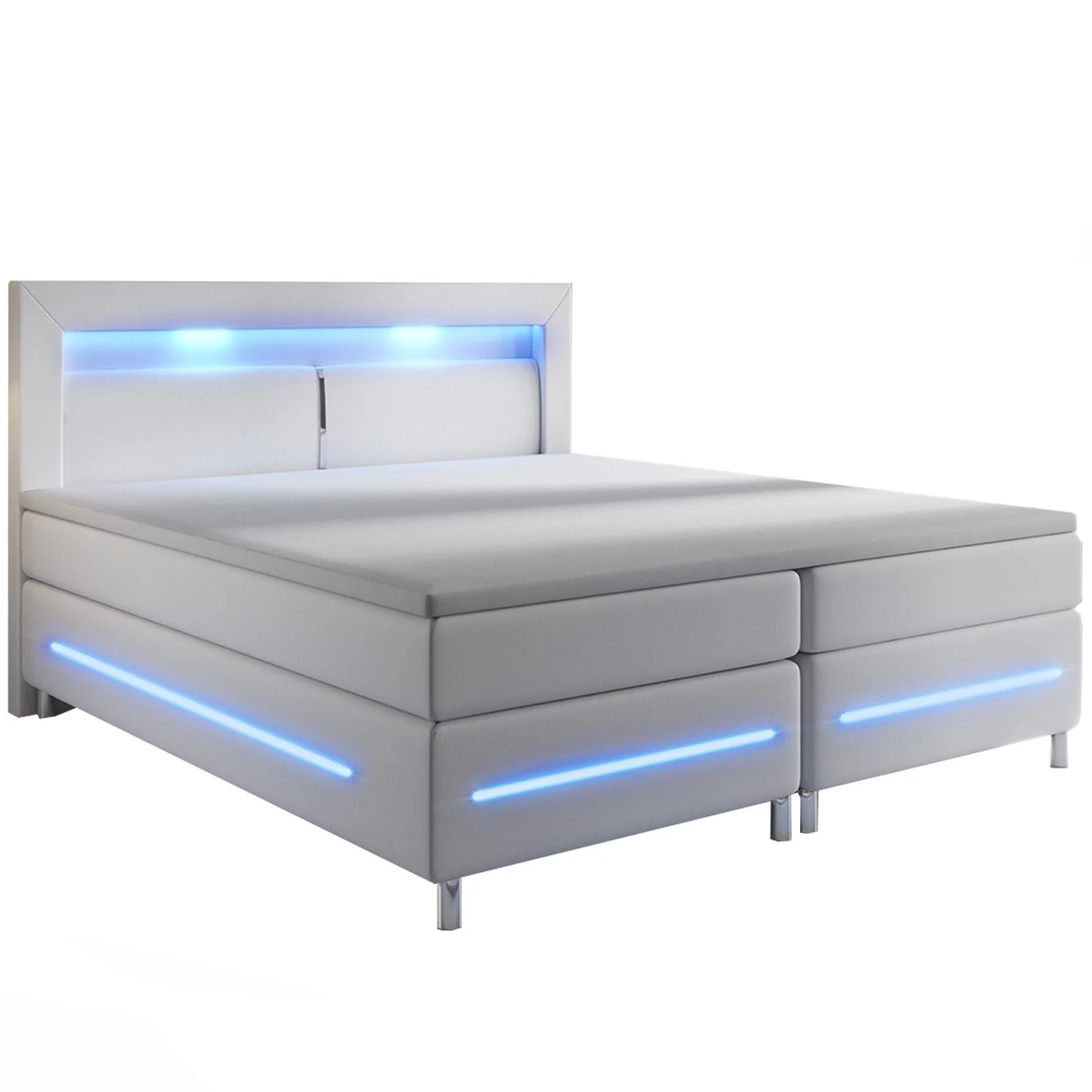 Boxspringbett Norfolk - Kunstleder - Image 15