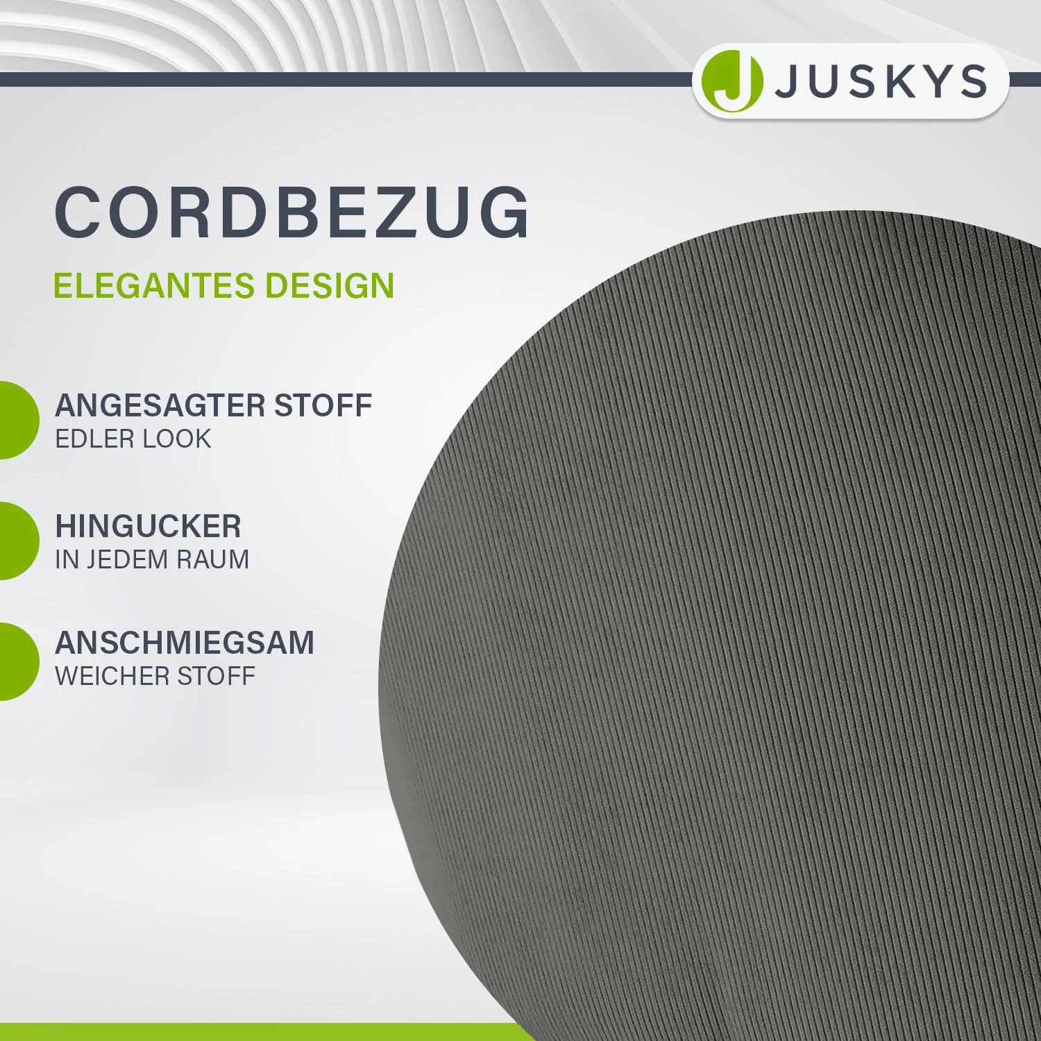 Drehstuhl Clyde mit Cord - Image 5