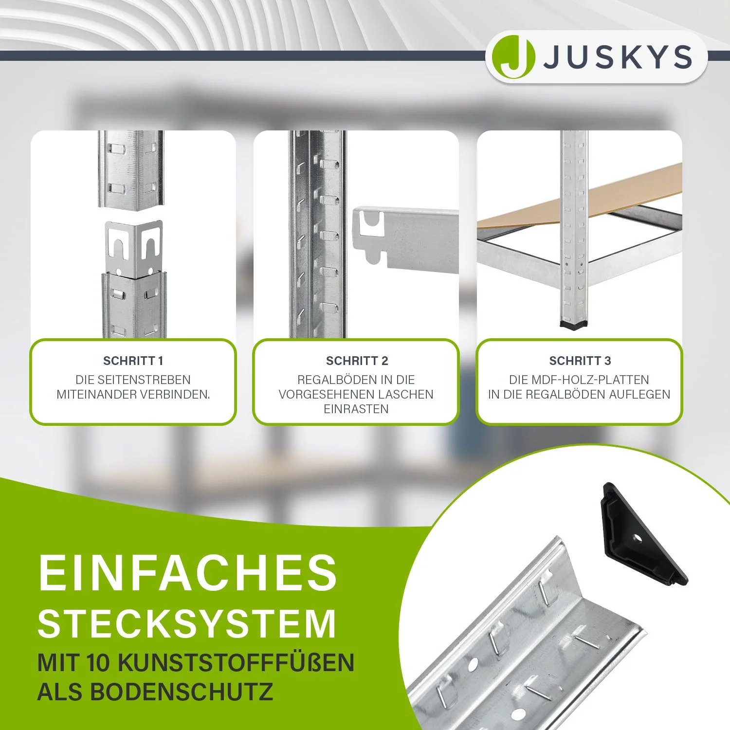 Eckregal Corner Basic 180 x 70 x 40 cm - Image 6