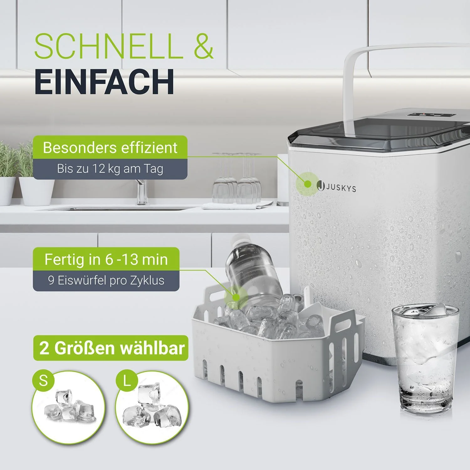 Eiswürfelmaschine mit Selbstreinigung IceOracle - Image 10