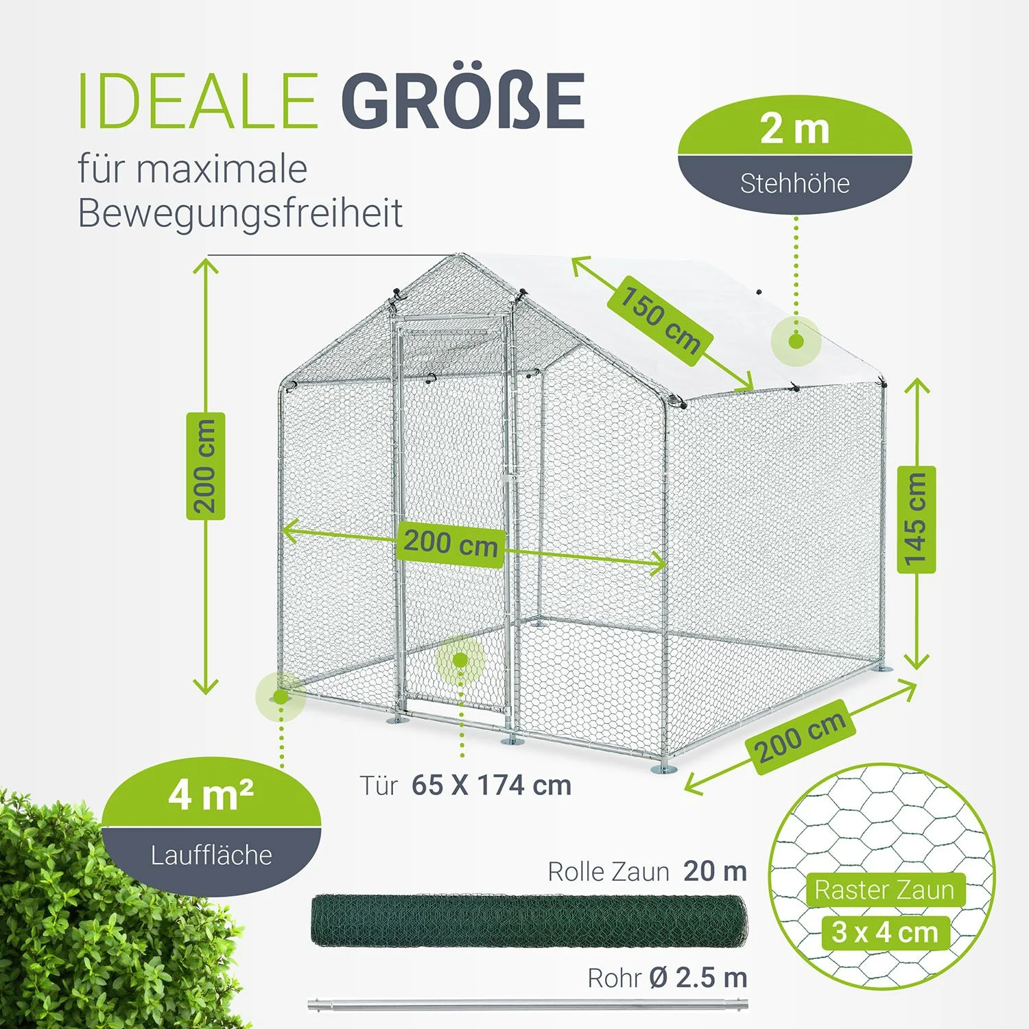 Freilaufgehege HLS25T für Hühner - Image 7