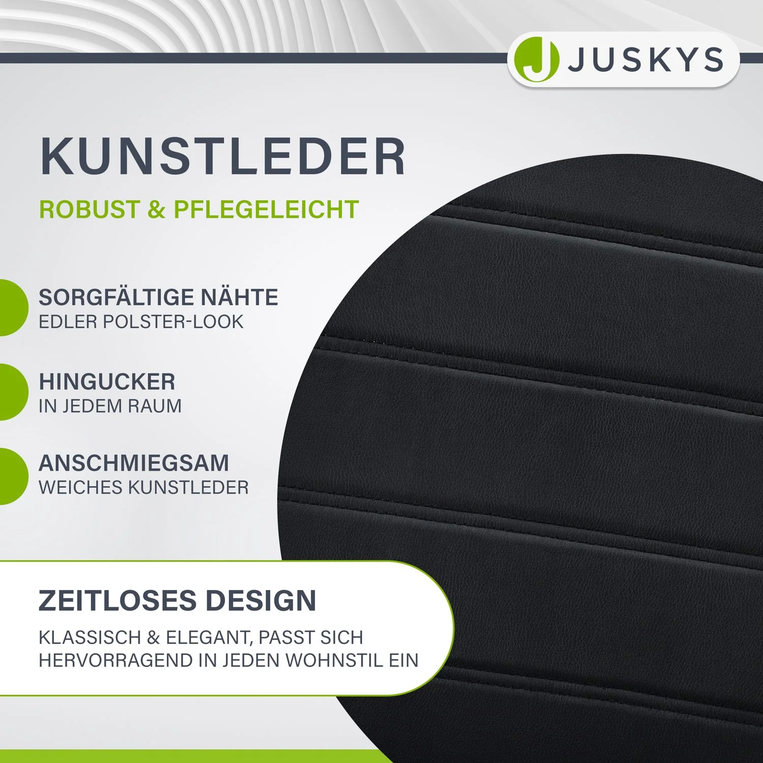 Freischwinger Stuhl Vegas mit Kunstleder - Image 5
