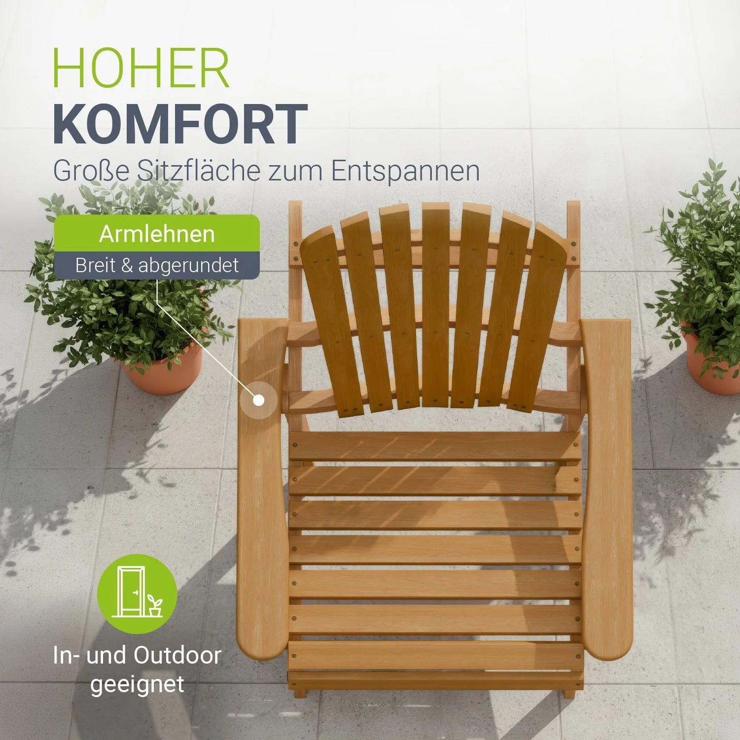 Gartenliegestuhl klappbar Korfu - Image 25