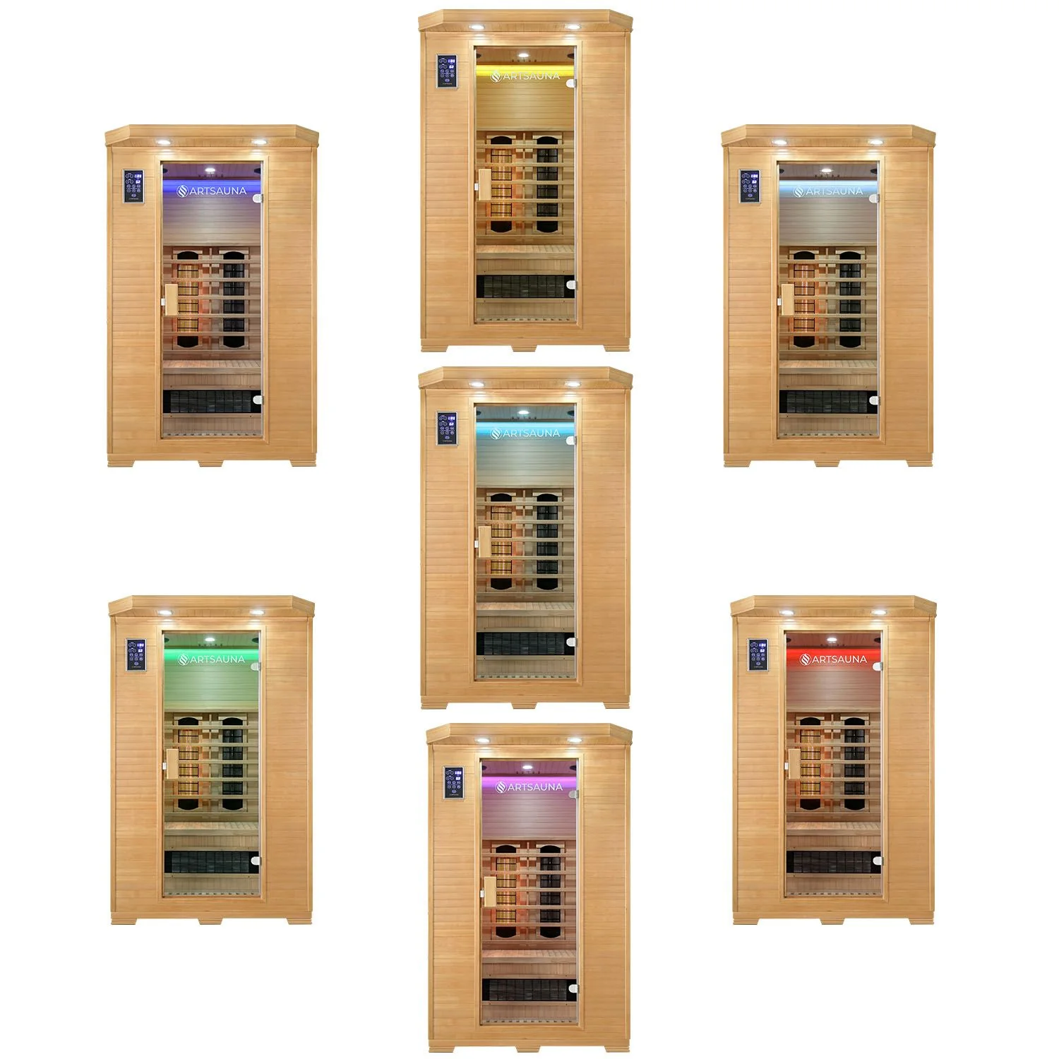 Infrarotkabine Oslo mit Triplex-Heizsystem - Image 10