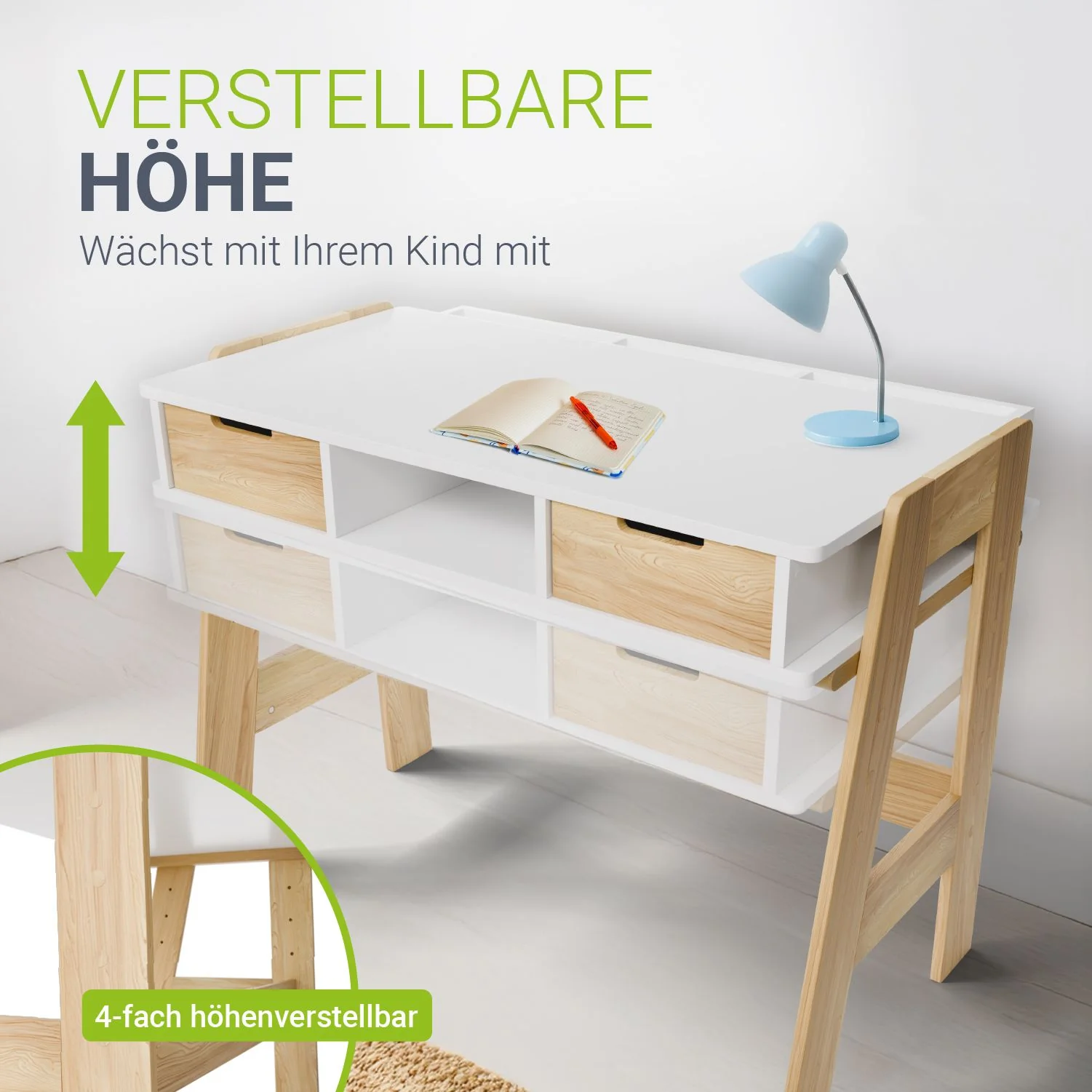 Kinder Schreibtisch Fietje - Image 3