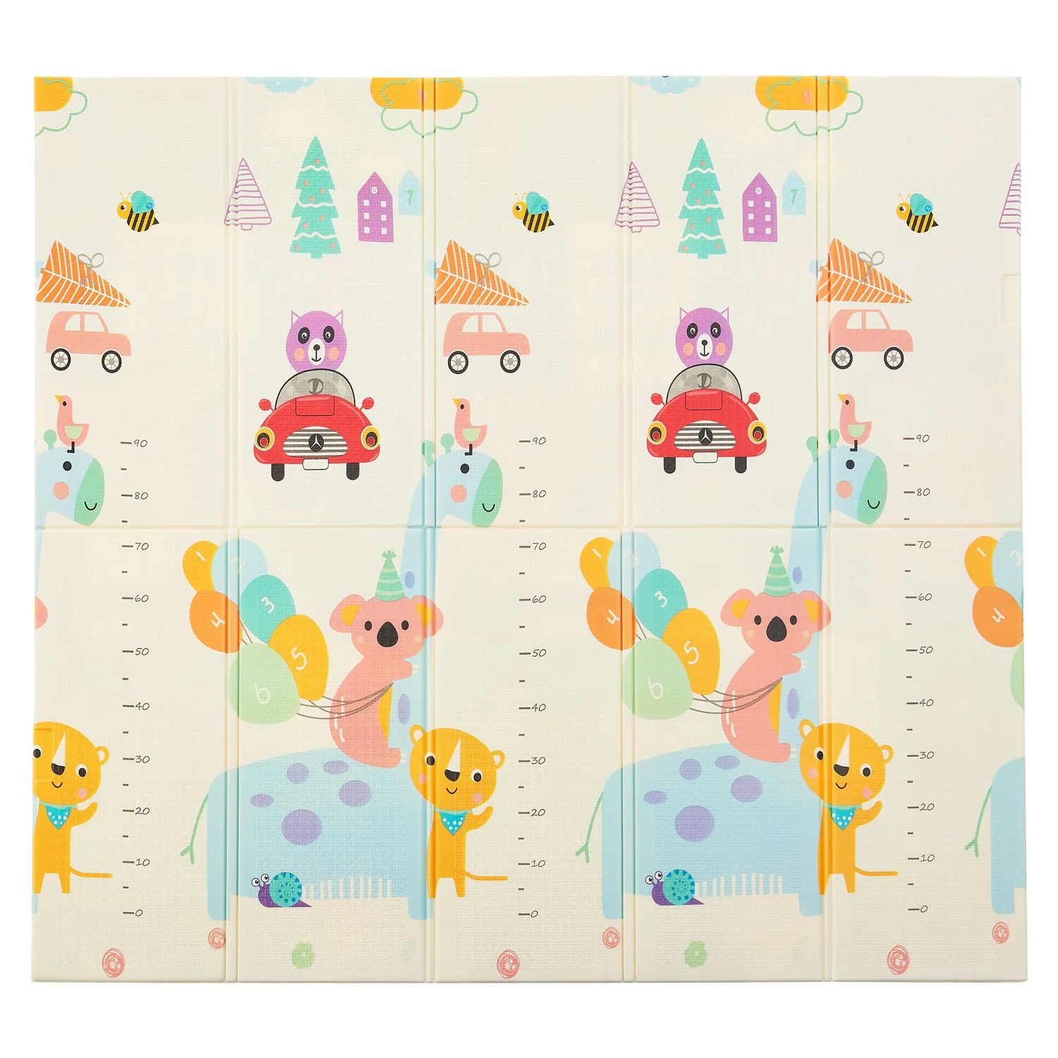 Spielmatte 180 x 200 cm mit diversen Tiermotiven - Image 18
