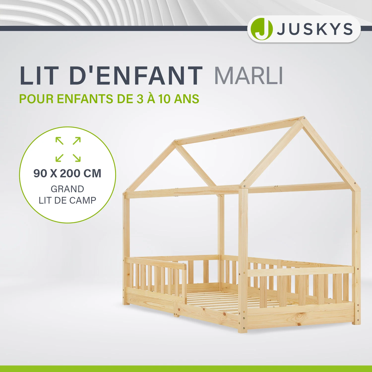 Kinderbett Marli 90 x 200 cm - Image 43