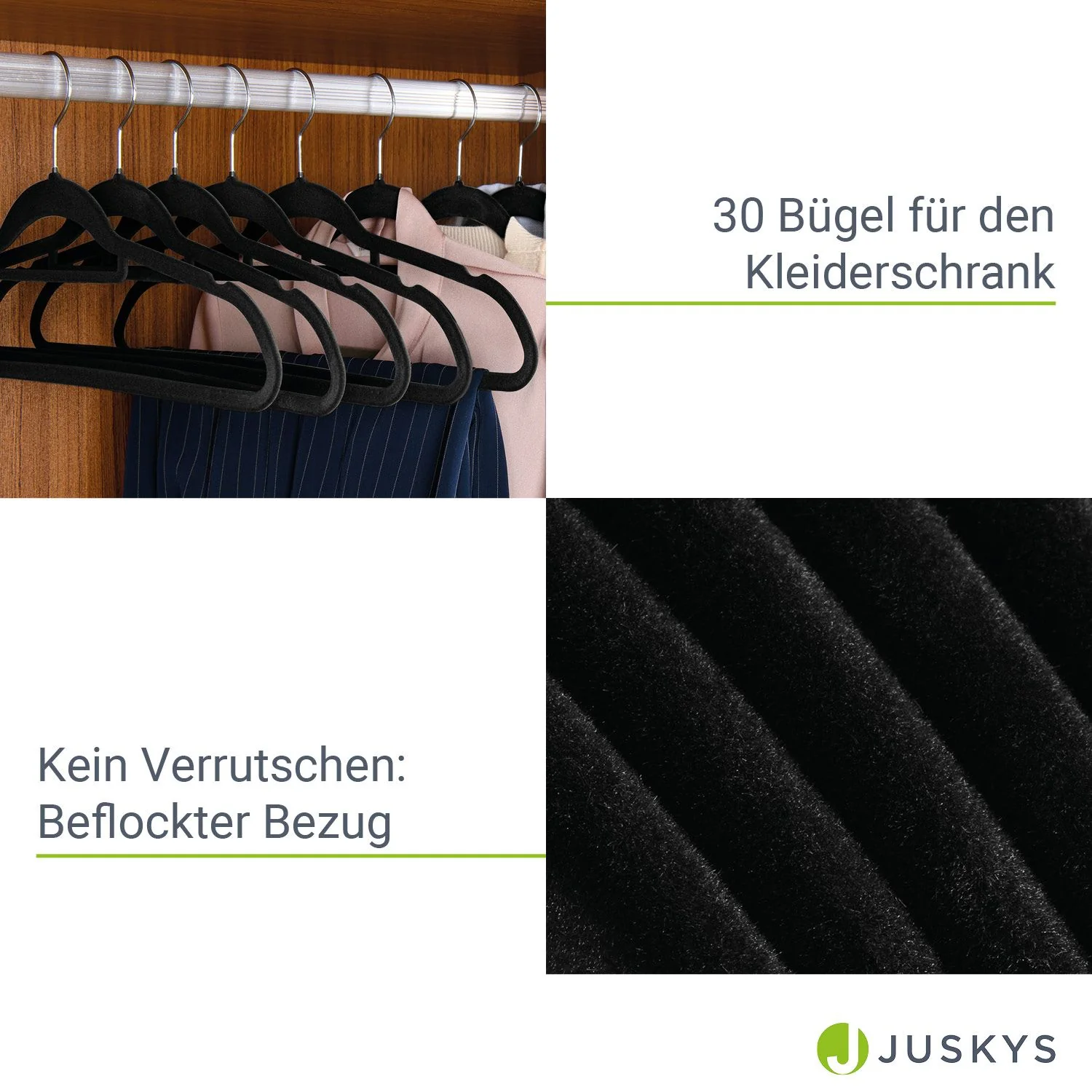 Kleiderbügel - Samt - Image 10