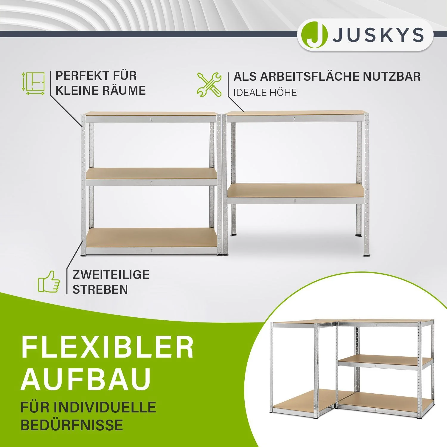 Lagerregal Basic 2er bis 8er Set 180 x 90 x 40 cm - Image 42