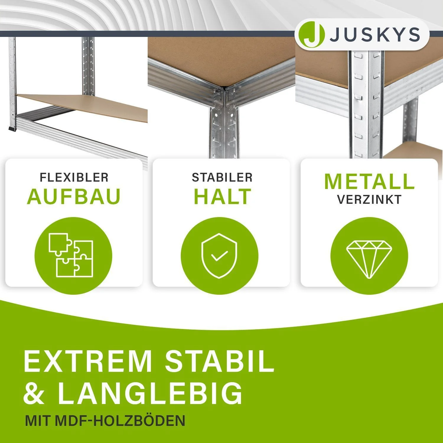Lagerregal Basic 2er bis 8er Set 180 x 90 x 40 cm - Image 60