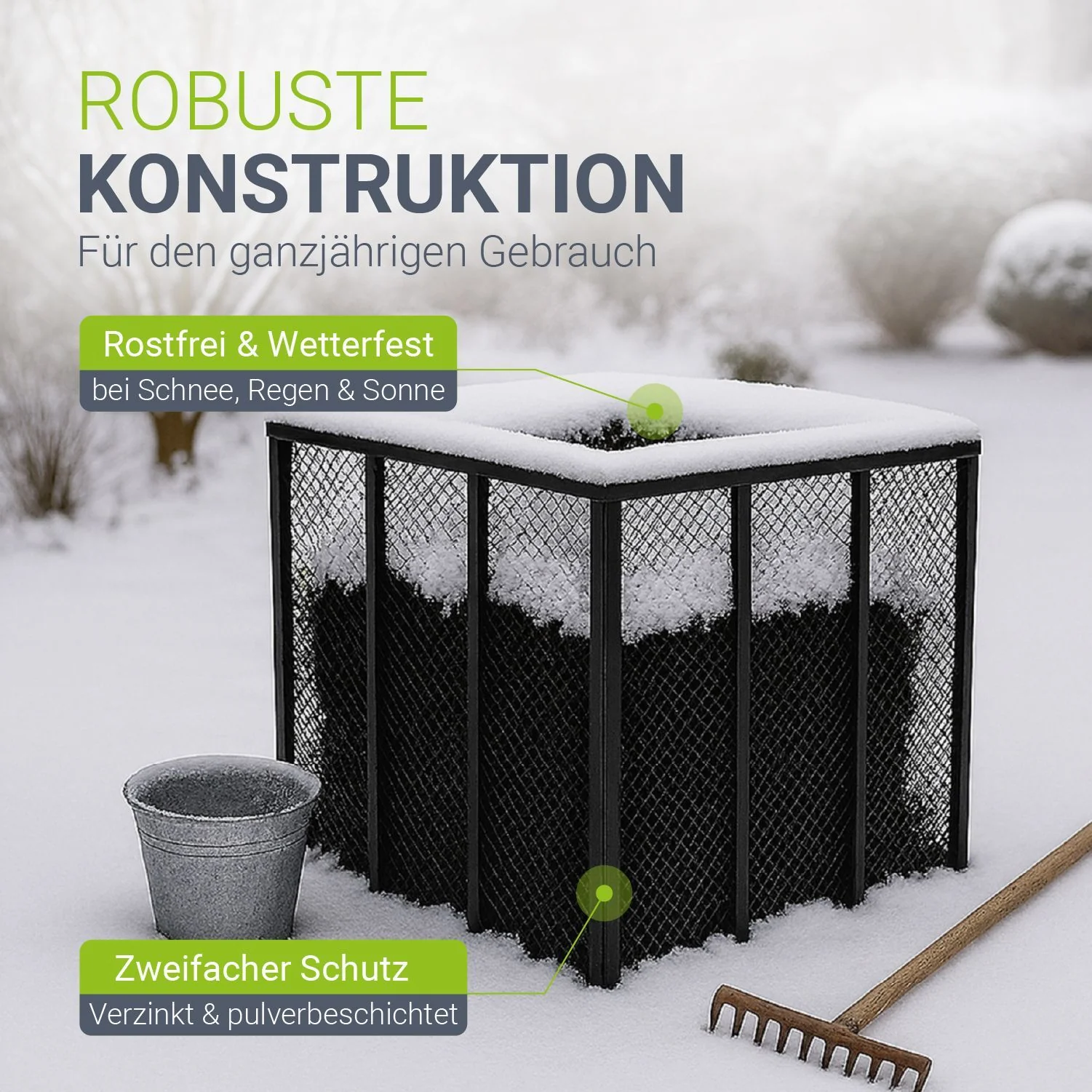 Metall Komposter für Gartenabfälle - Image 41