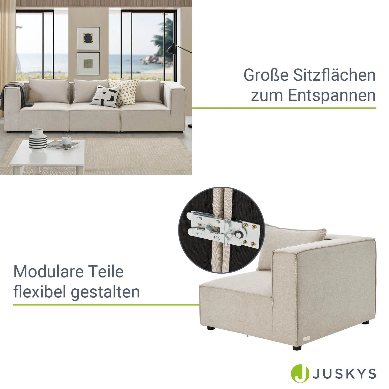 Modulares Sofa Domas M - 3 Sitzer - Image 24