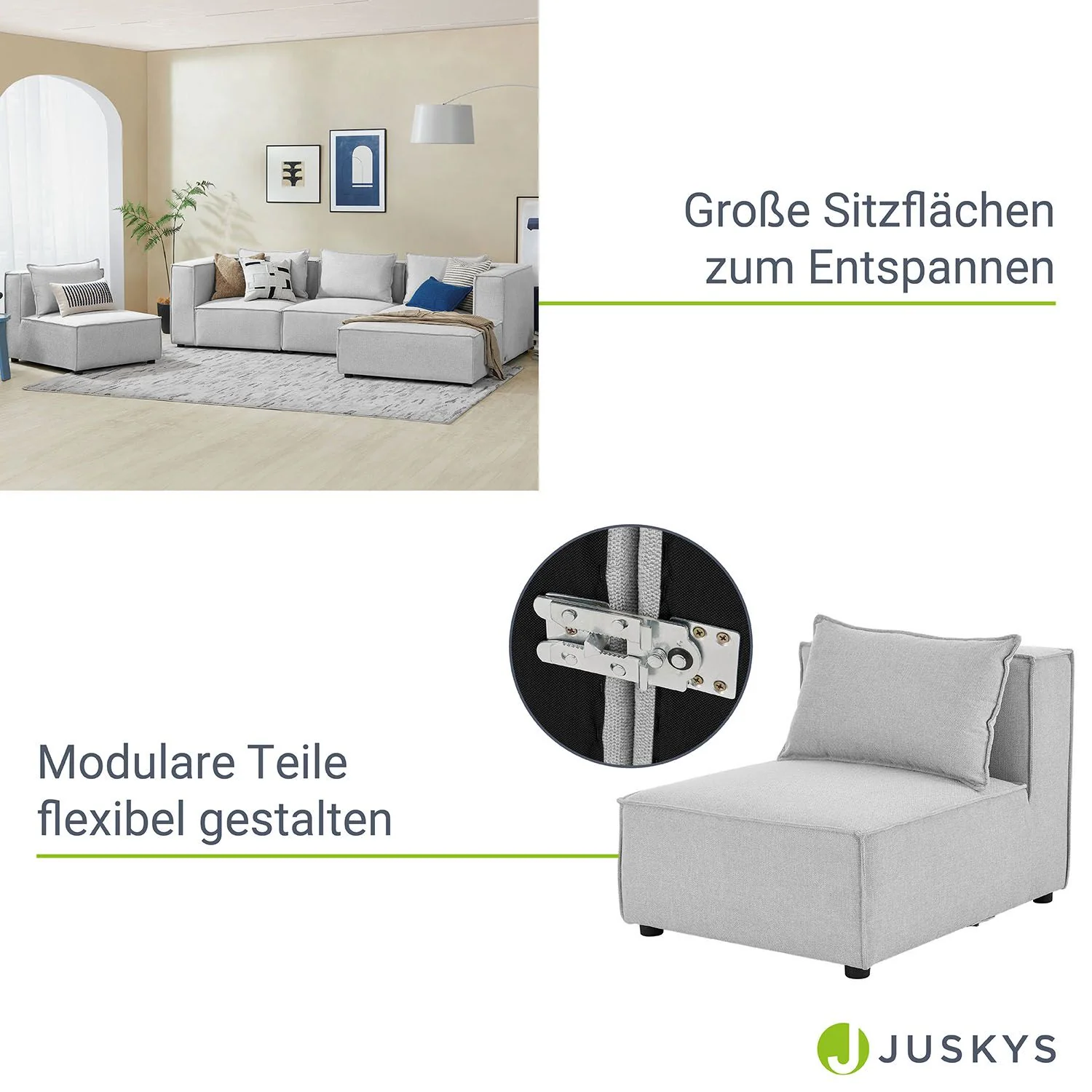 Modulares Sofa Domas XL - 4 Sitzer - Image 44