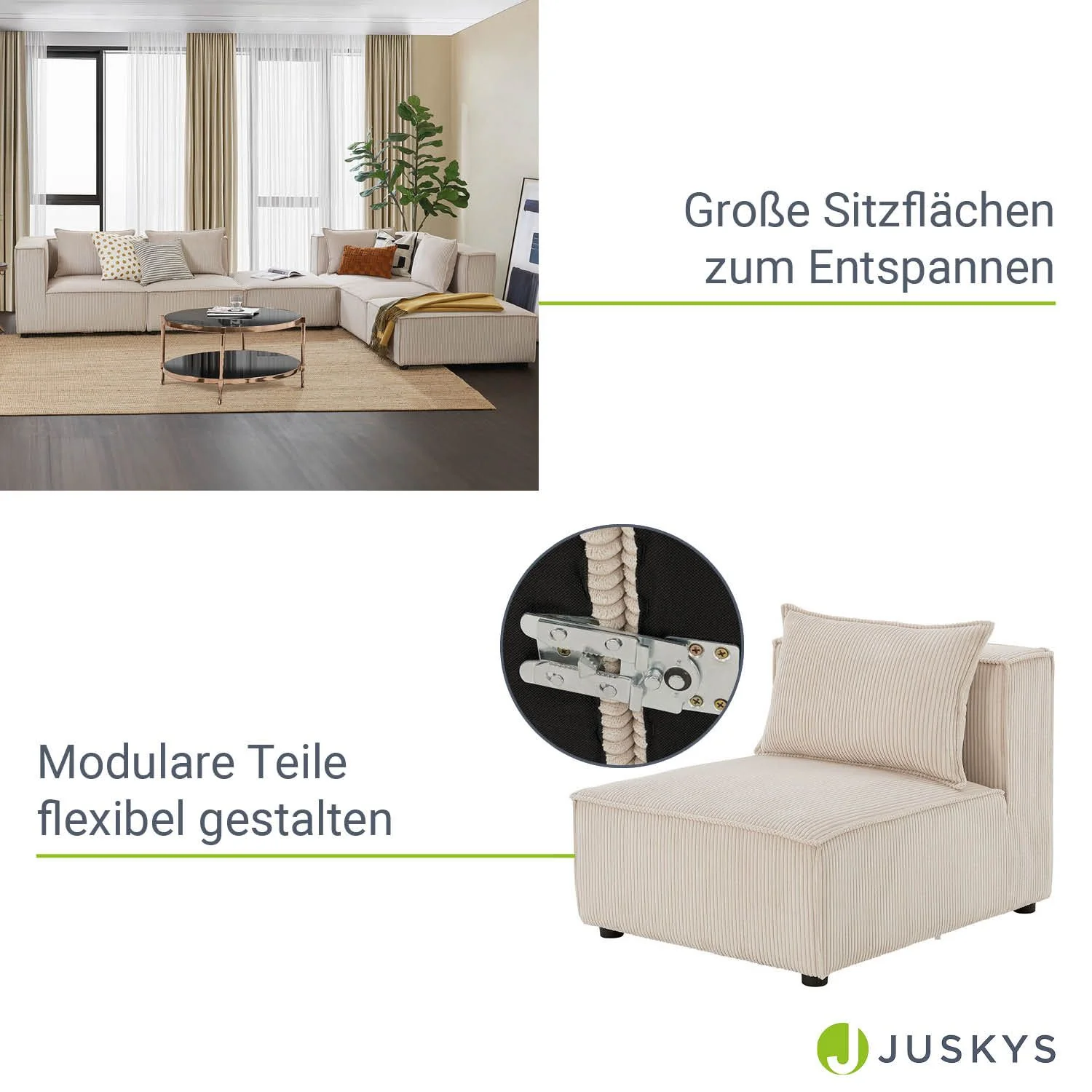 Modulares Sofa Domas XXL - Wohnlandschaft - Image 4