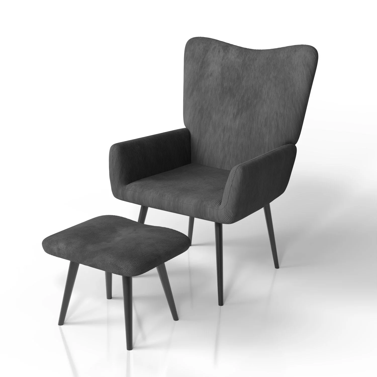 Ohrensessel mit optionalem Hocker Odense - Image 36