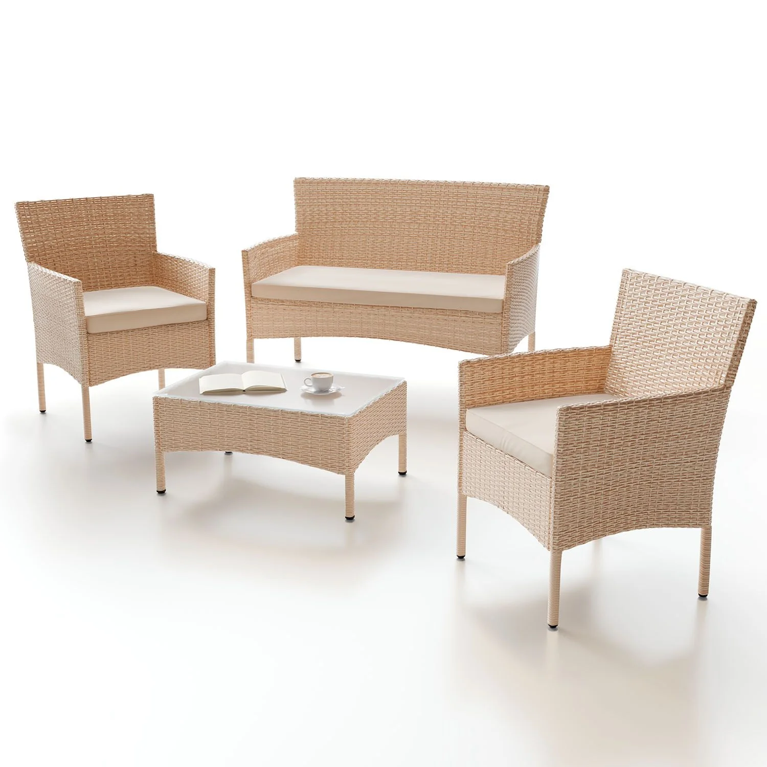 Polyrattan Sitzgruppe Fort Myers - Image 22