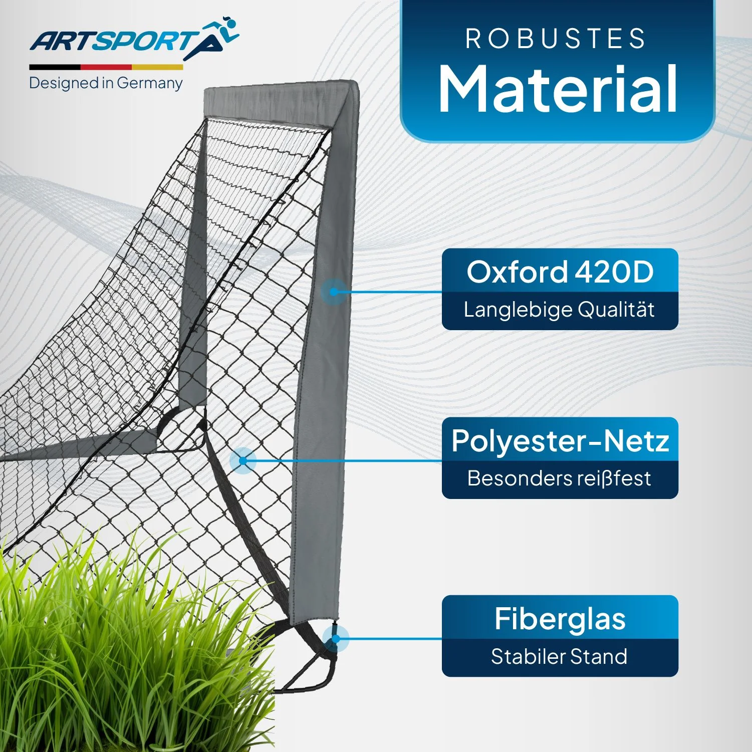 Pop-Up Fußballtor 2er Set Goal Master - Image 10