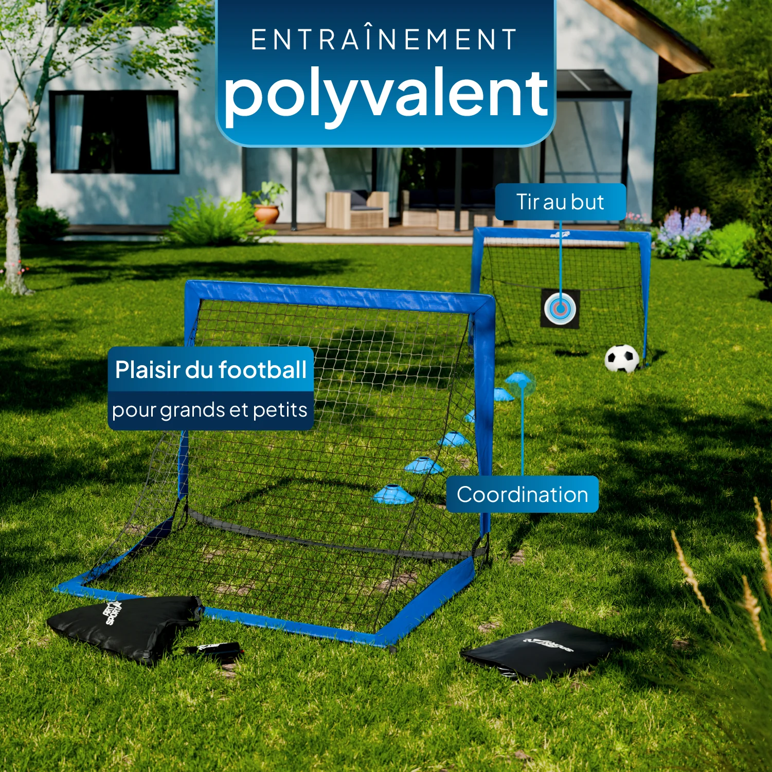Pop-Up Fußballtor 2er Set Goal Master - Image 50