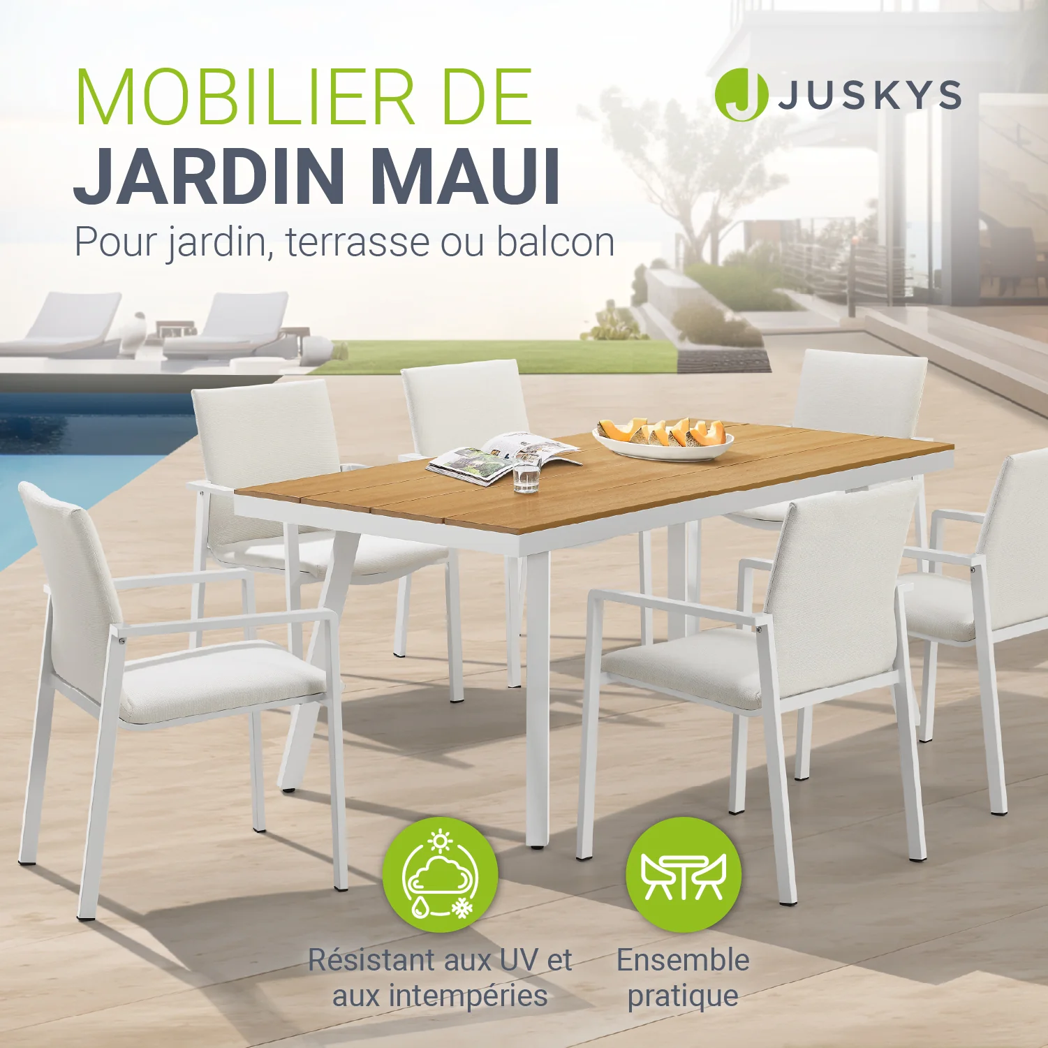 Premium Gartenmöbel Set Maui - Image 10