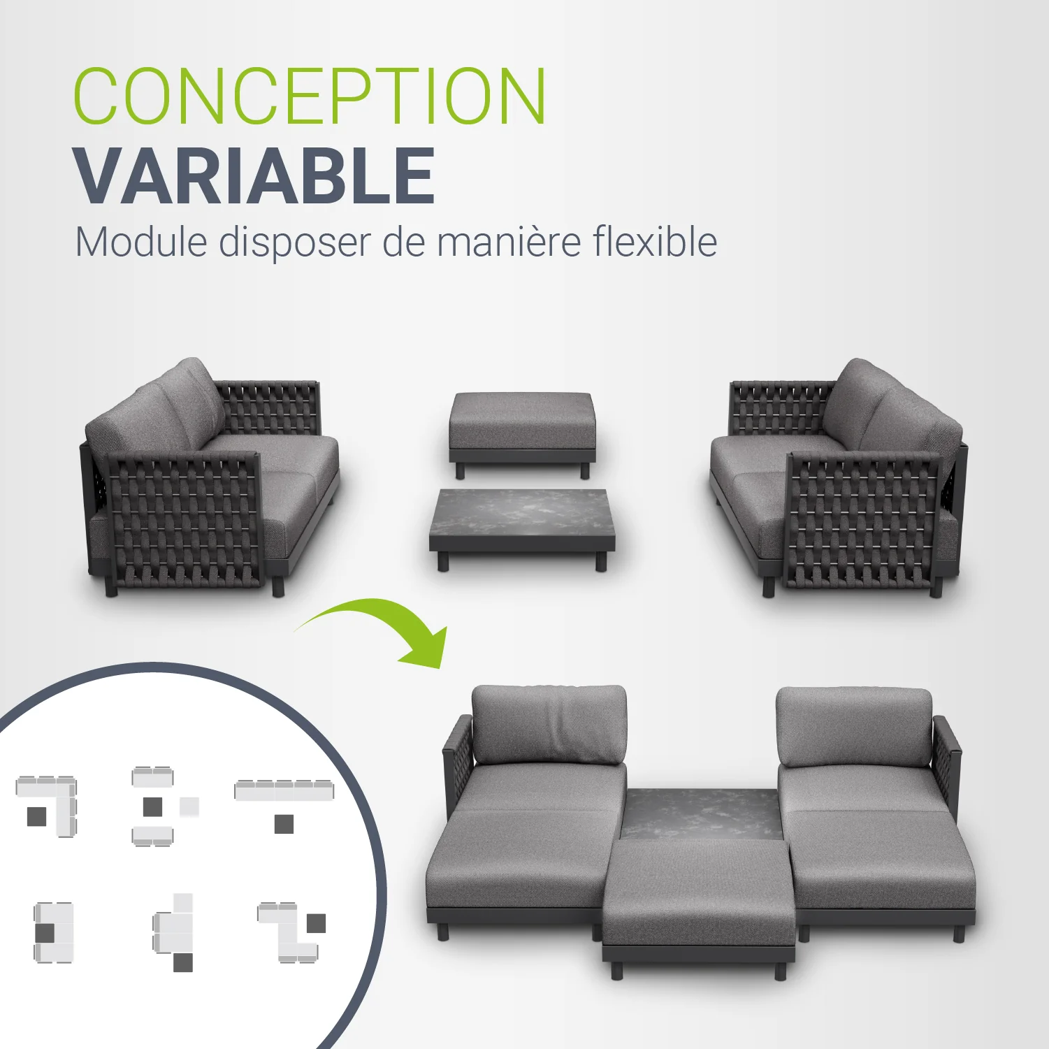 Premium Gartenmöbel Set Port Royale - Image 10