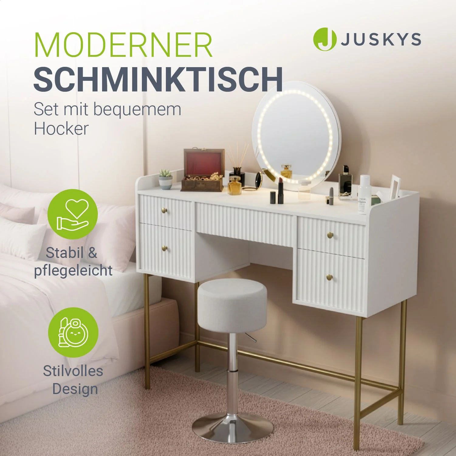 Schminktisch mit Spiegel Samira - Image 16