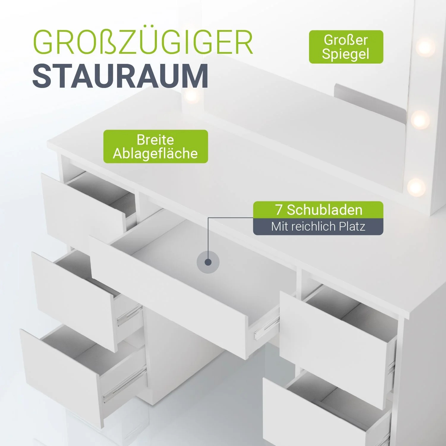 Schminktisch mit Spiegel Talea - Image 11