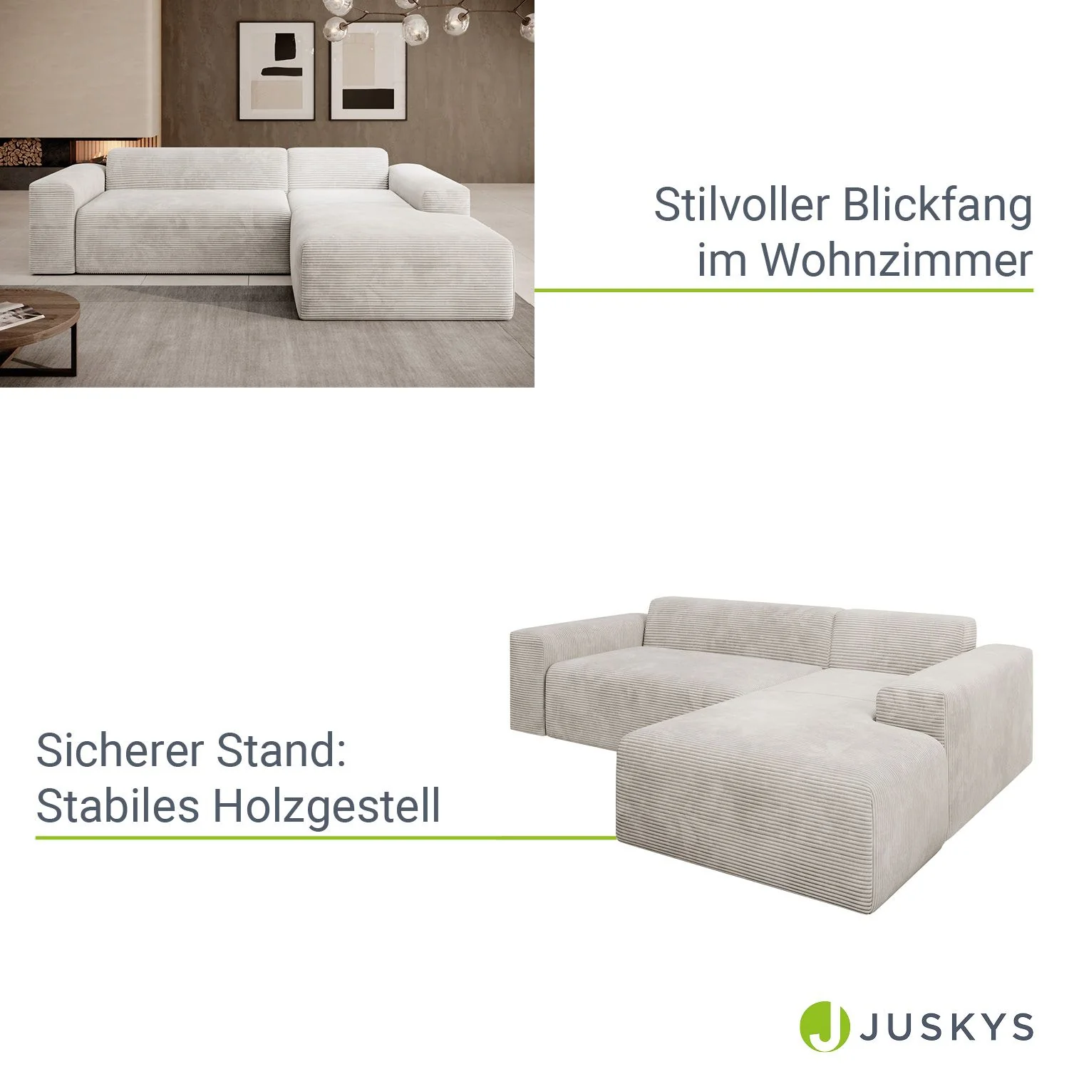 Sofa in L-Form Vals - Image 54