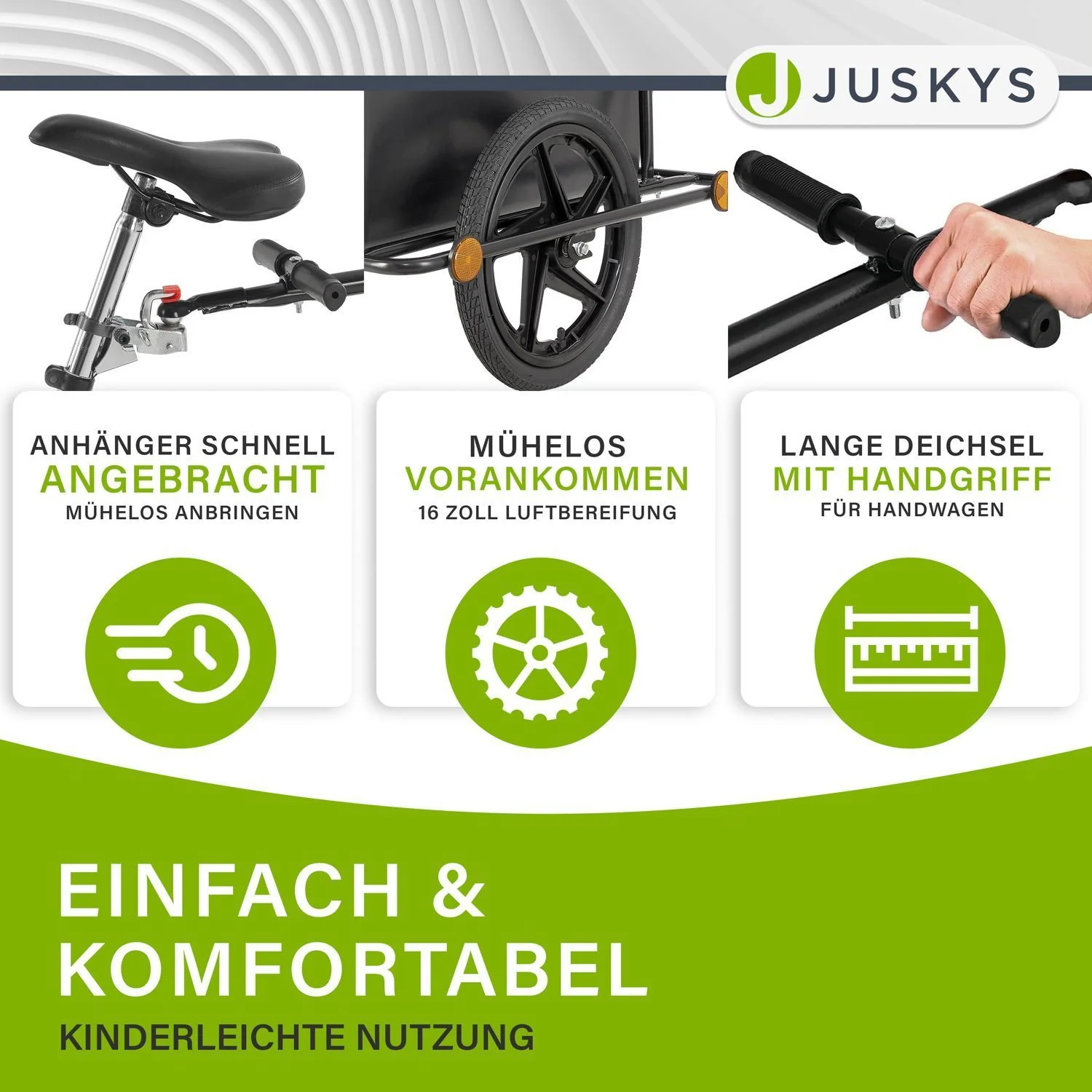 Transportanhänger / Fahrradanhänger 90 Liter - Image 7