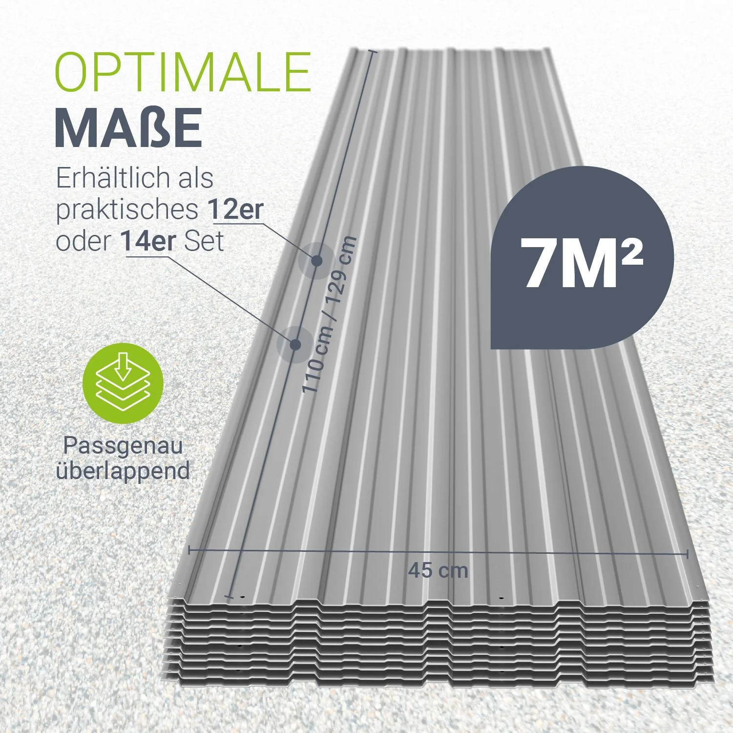 Trapezblech fürs Dach aus Stahl - Image 33