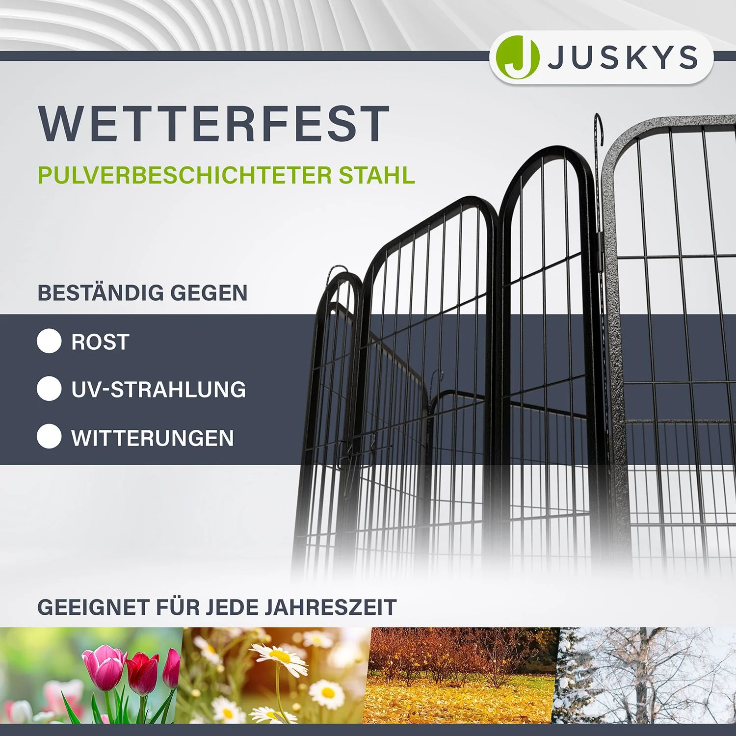 Welpenauslauf aus Metall - Image 7
